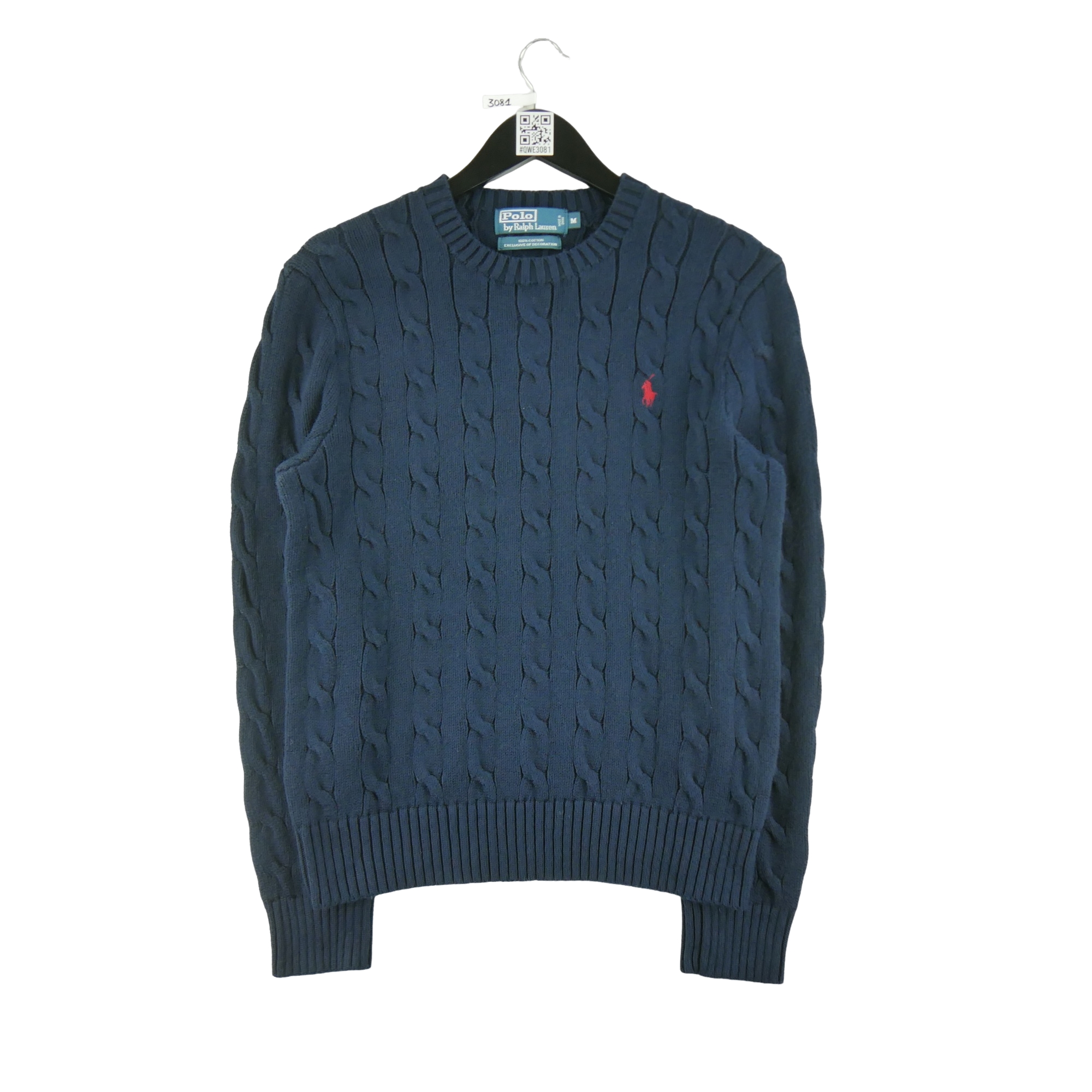 Pull Homme  Cable Knit Marine 1