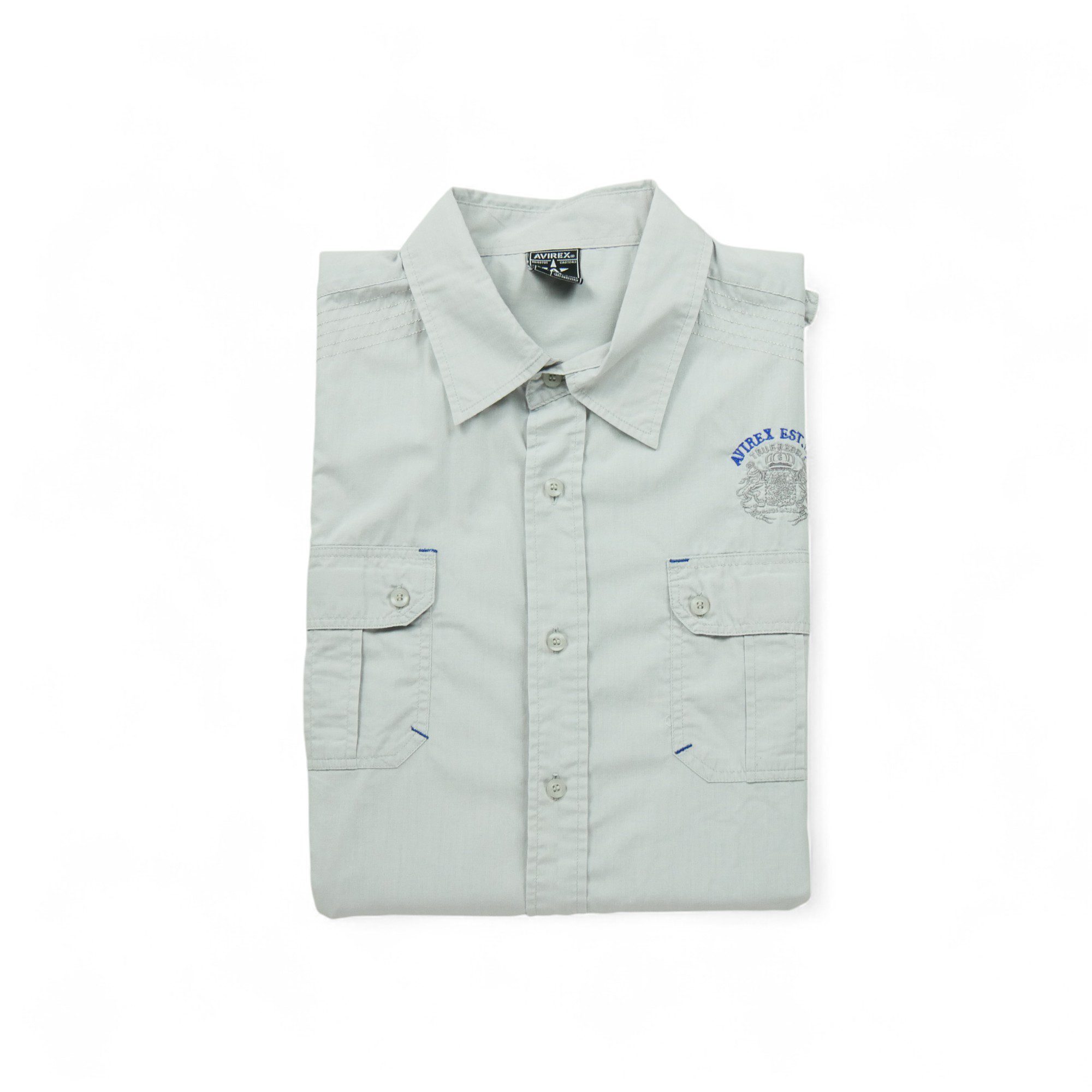 Chemise détente Homme uni Gris 1