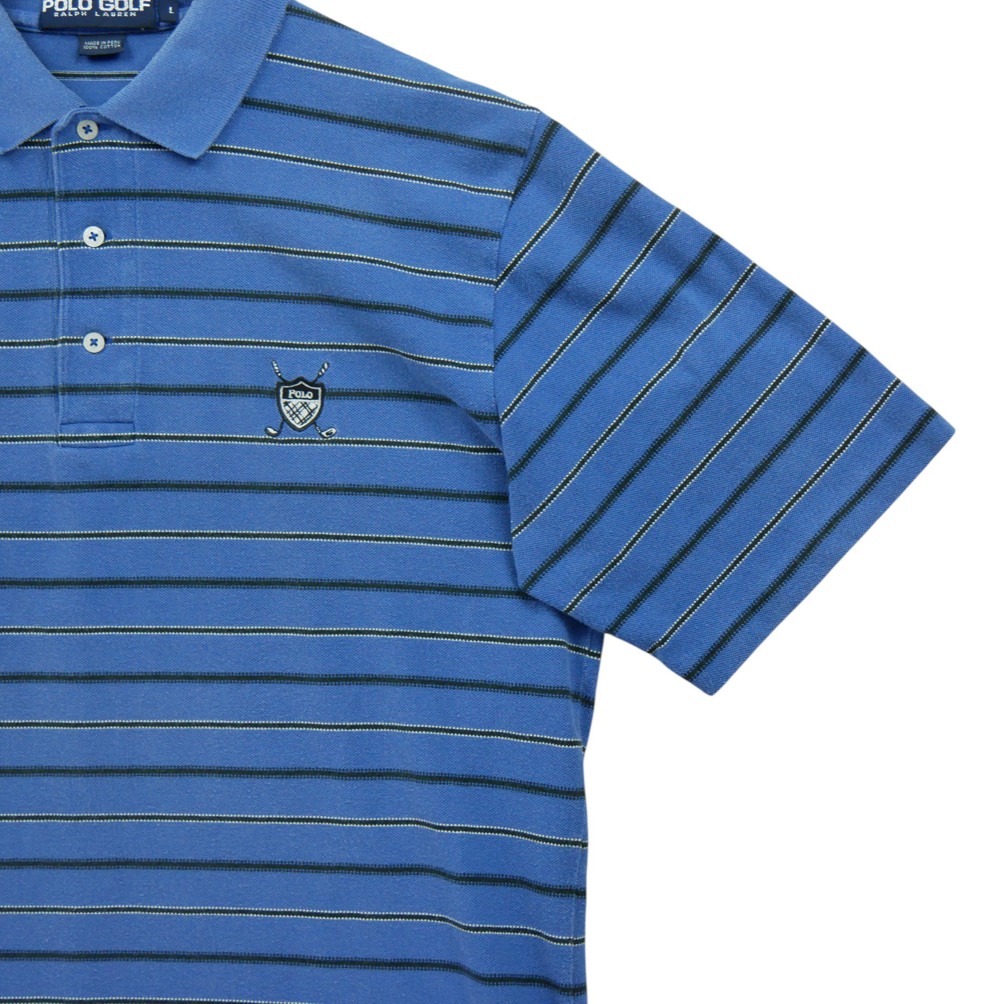 Polo manches courtes Homme  Golf Bleu 4