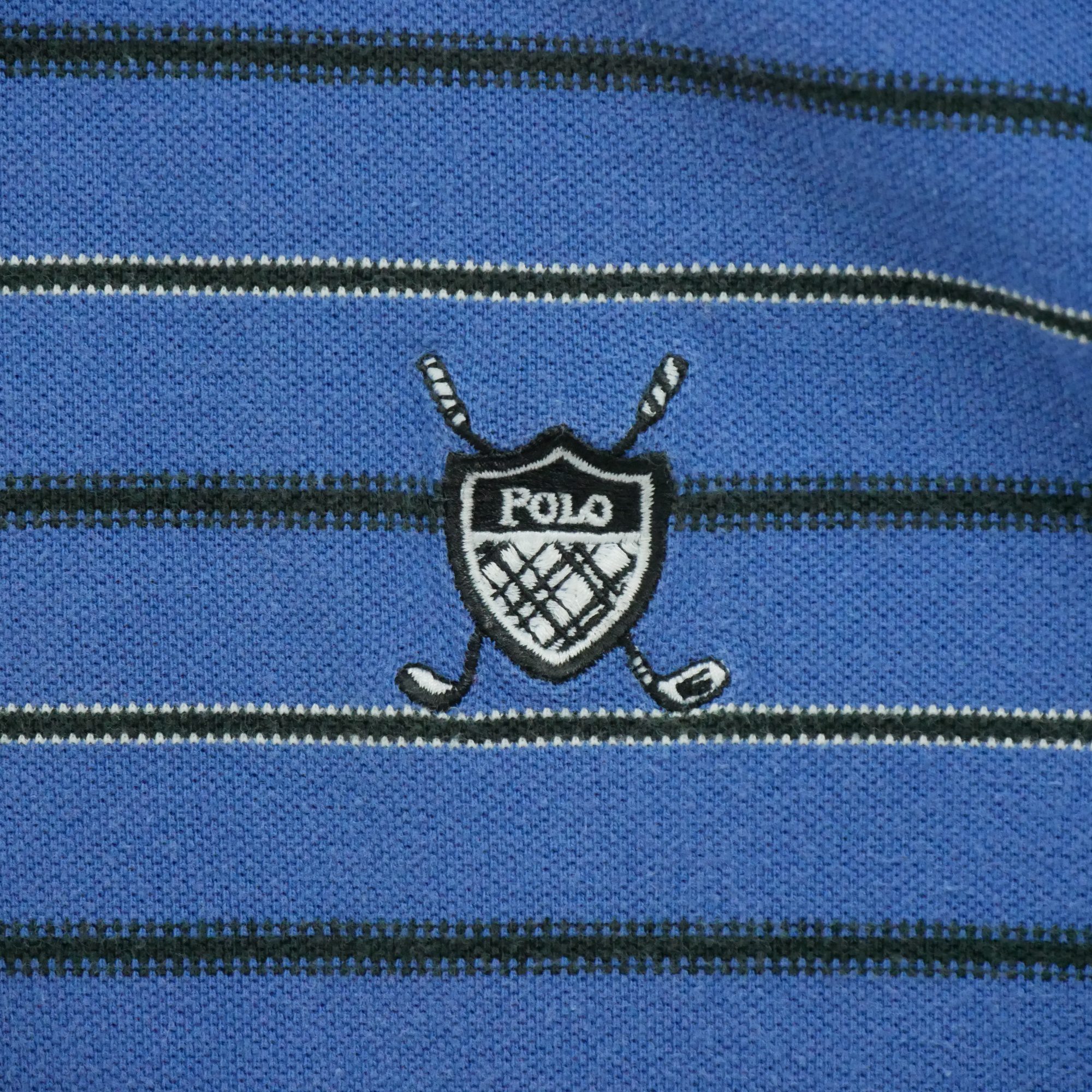 Polo manches courtes Homme  Golf Bleu 5