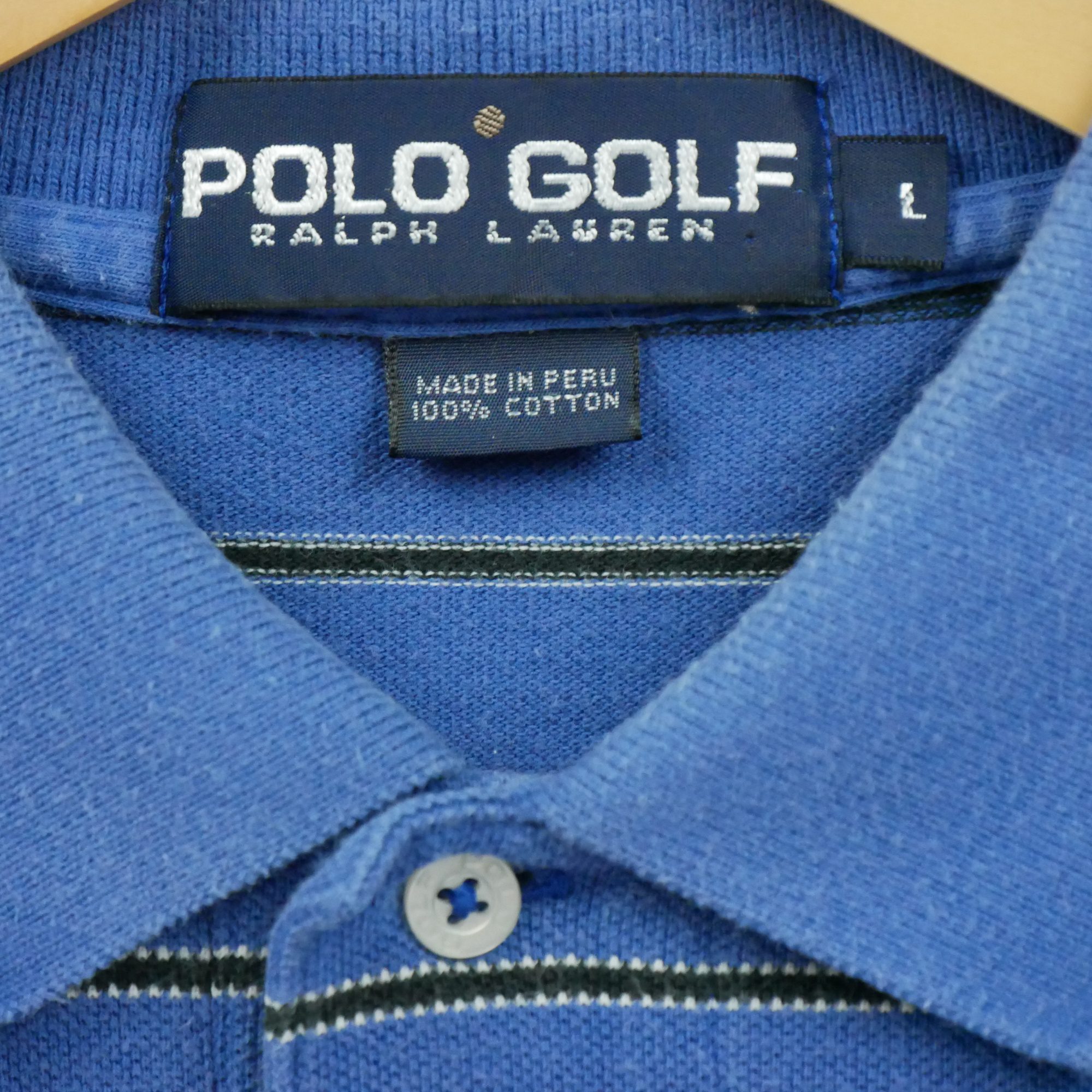 Polo manches courtes Homme  Golf Bleu 6