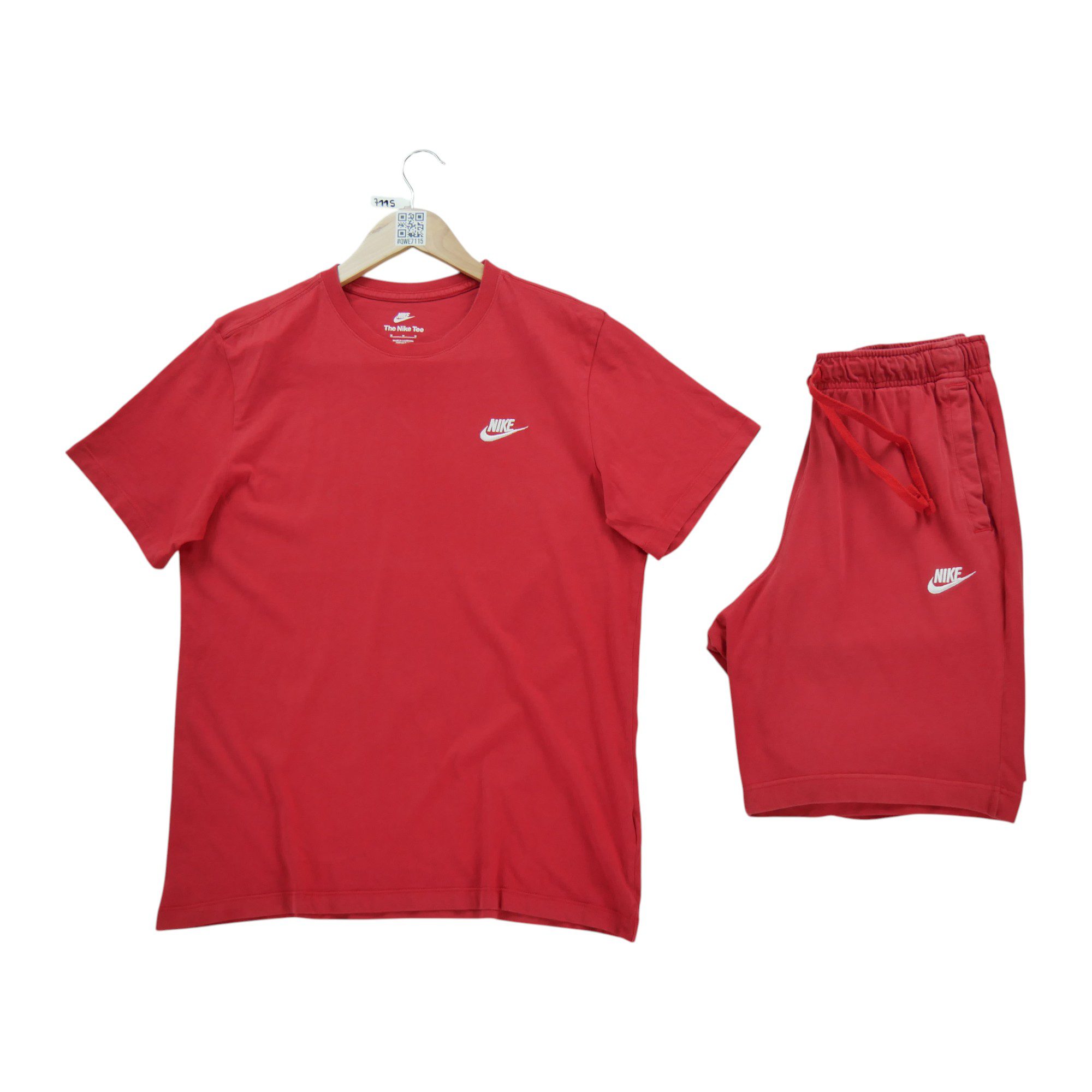 T-Shirt et Short Nike Rouge 1