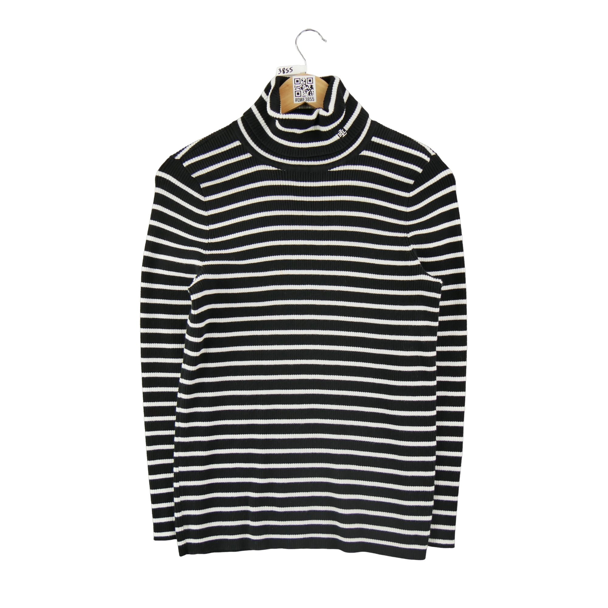 Pull Femme  col roulé Noir 1