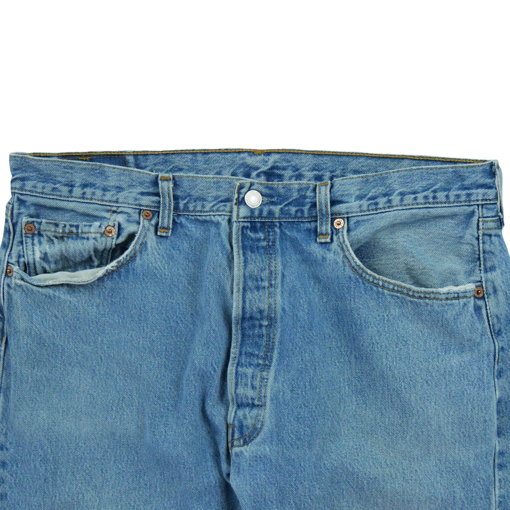 Jean Homme Levis 501 Bleu clair 3