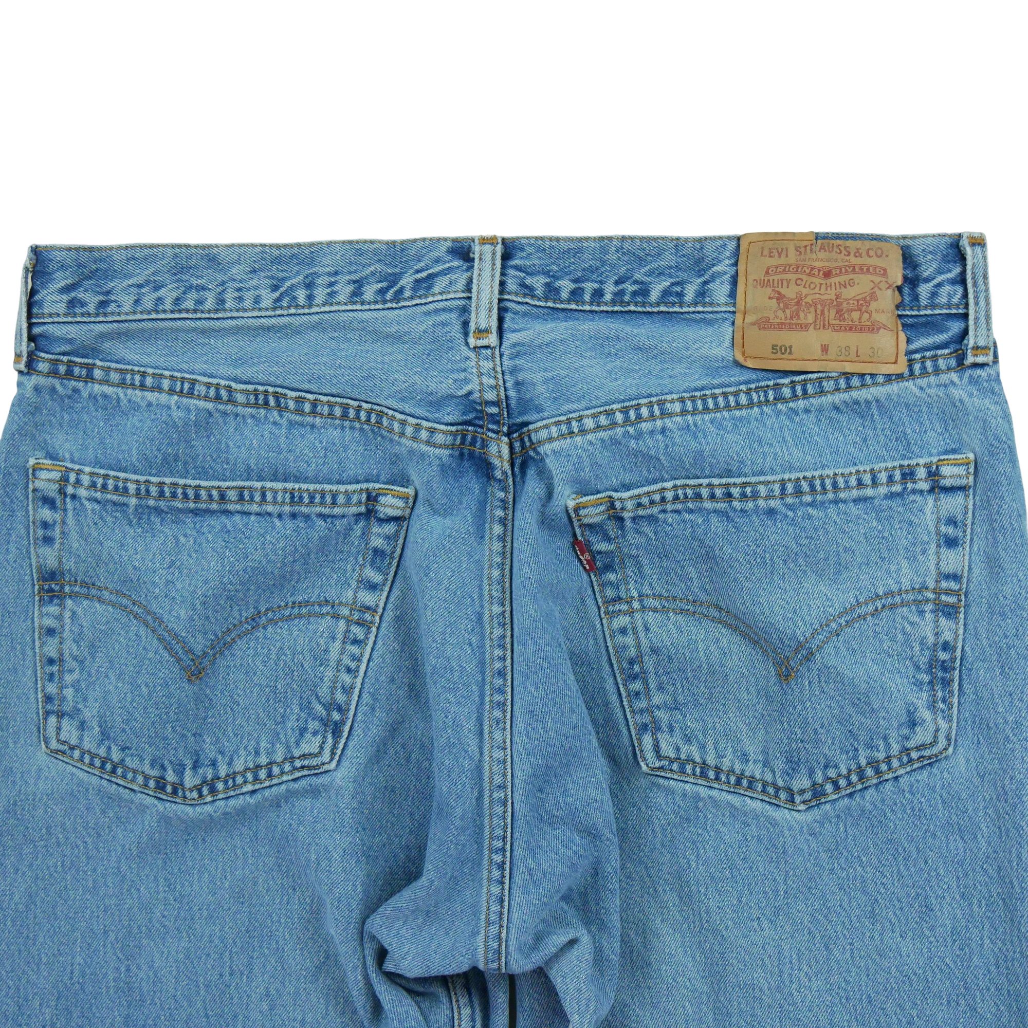 Jean Homme Levis 501 Bleu clair 4