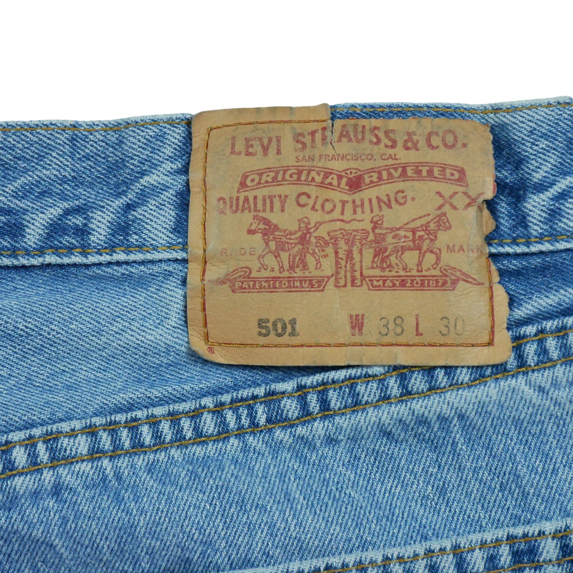 Jean Homme Levis 501 Bleu clair 6