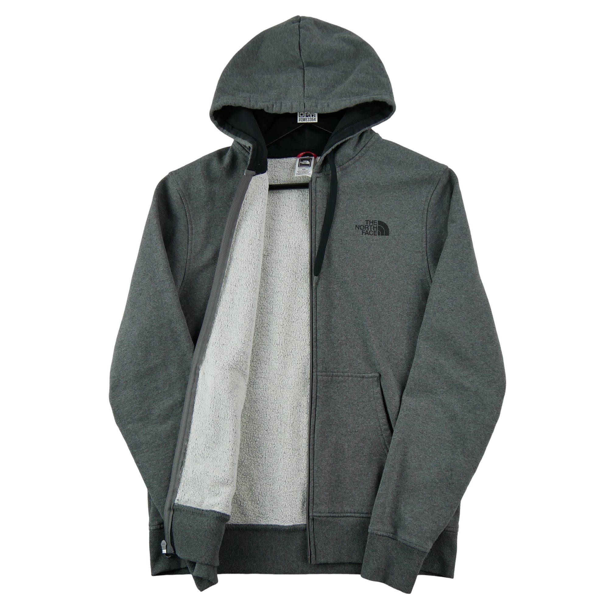 Sweat à capuche Homme  full zip Gris 3