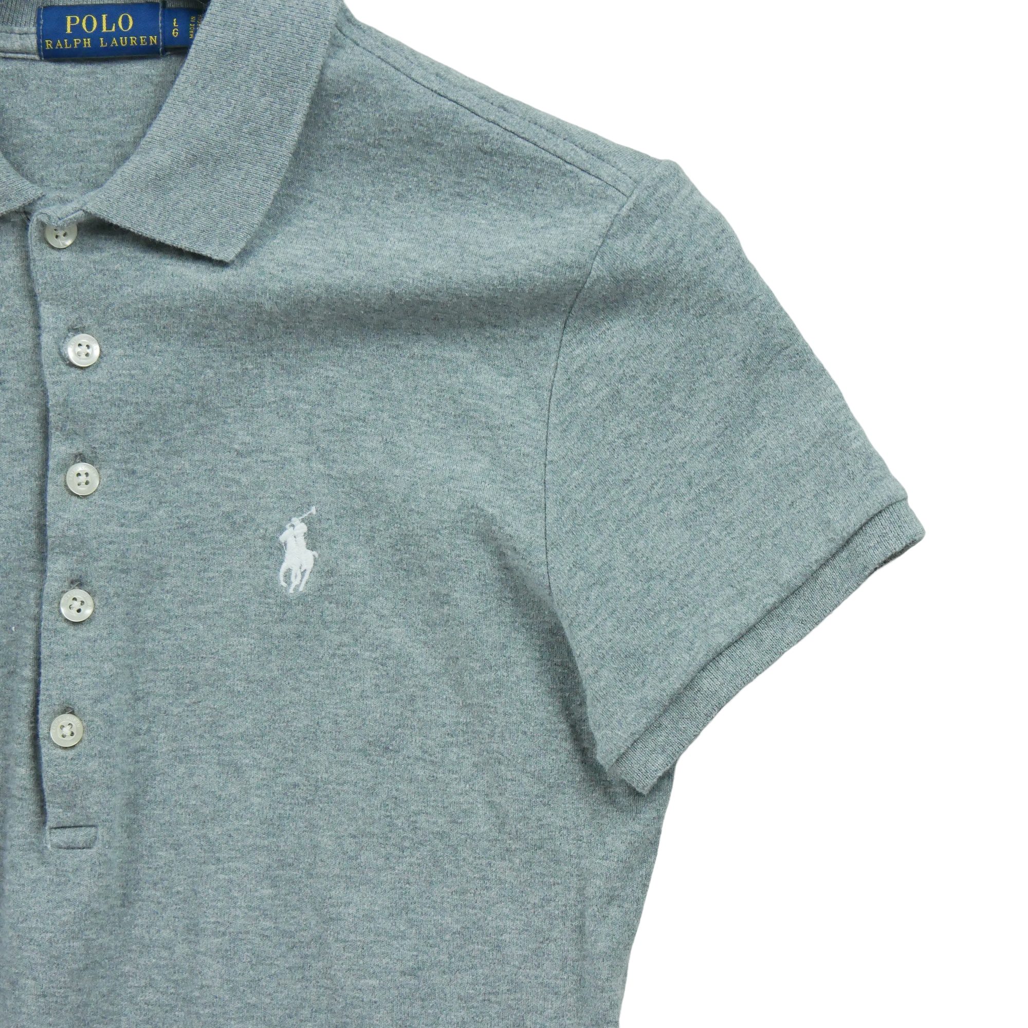 Polo manches courtes Femme Gris 4