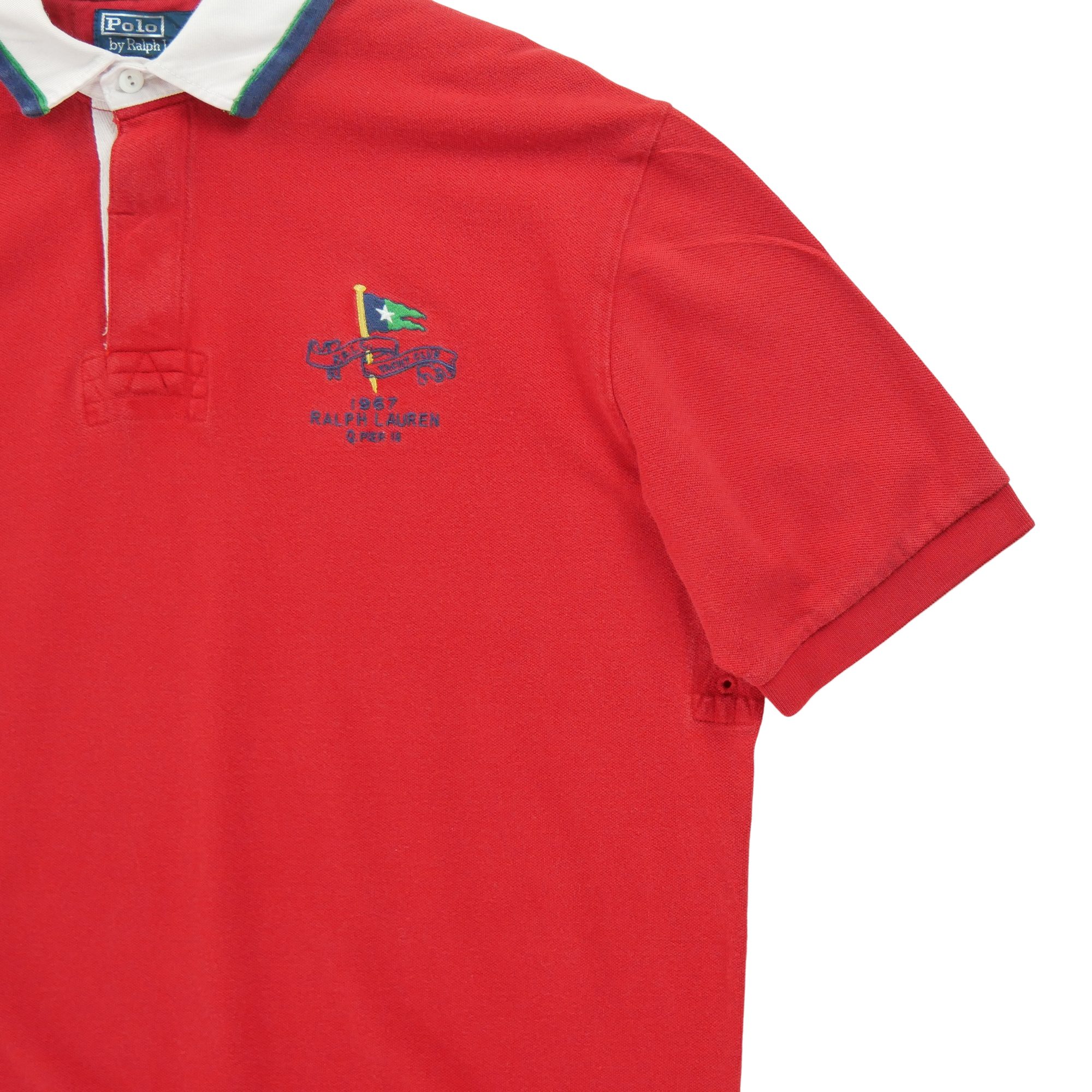 Polo manches courtes Homme  Rouge 4