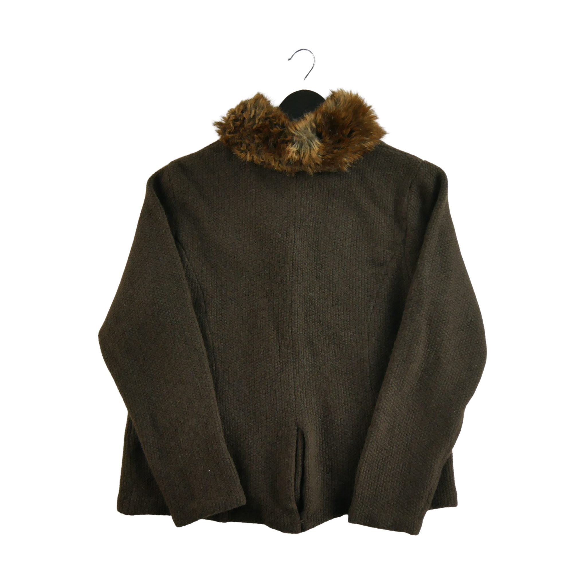 Gilet Femme  en laine Marron 2