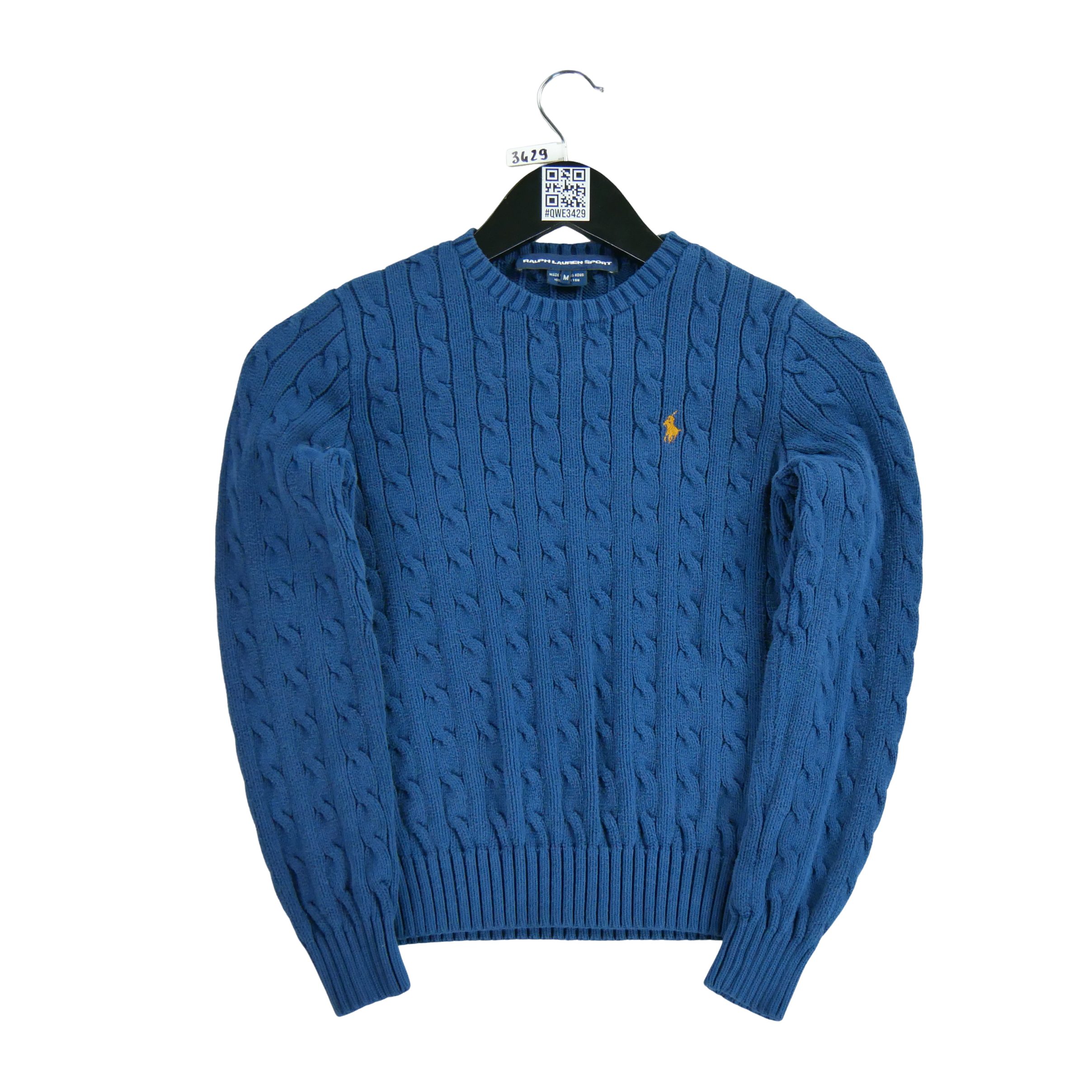 Pull Femme  en maille torsadée Marine - Excellent état