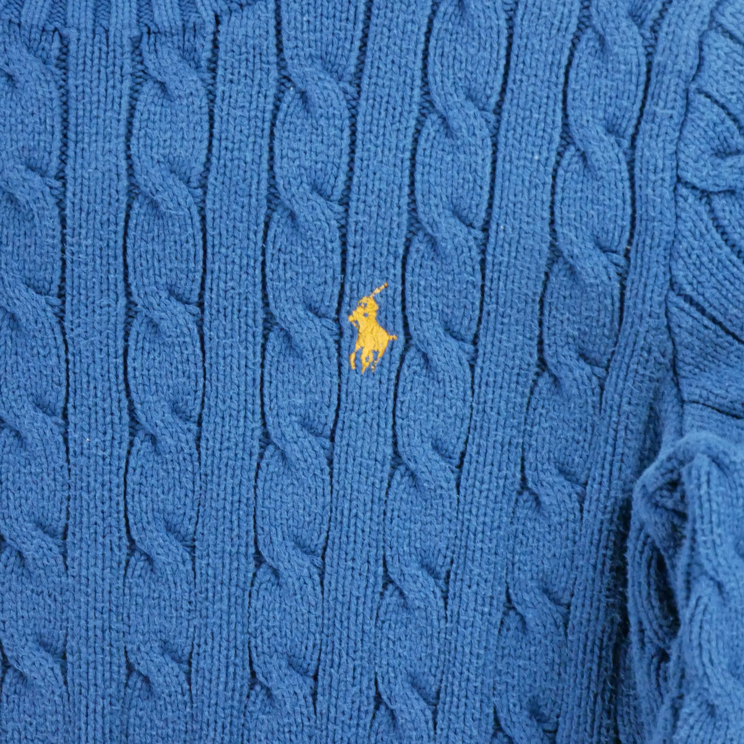 Pull Femme  en maille torsadée Marine 4