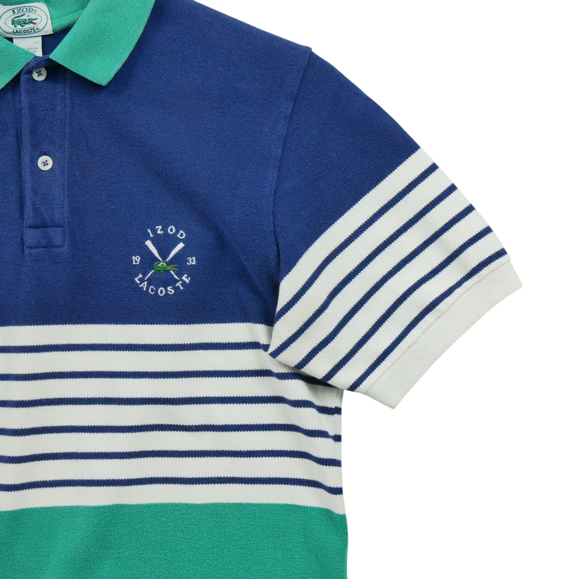 Polo manches courtes Homme  Izod Bleu 4