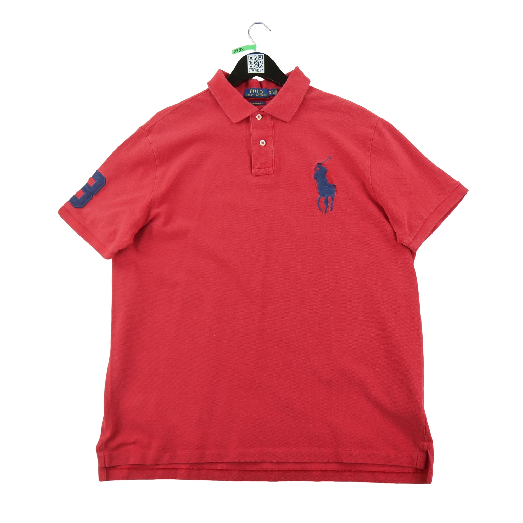 Polo manches courtes Homme  Rouge 2
