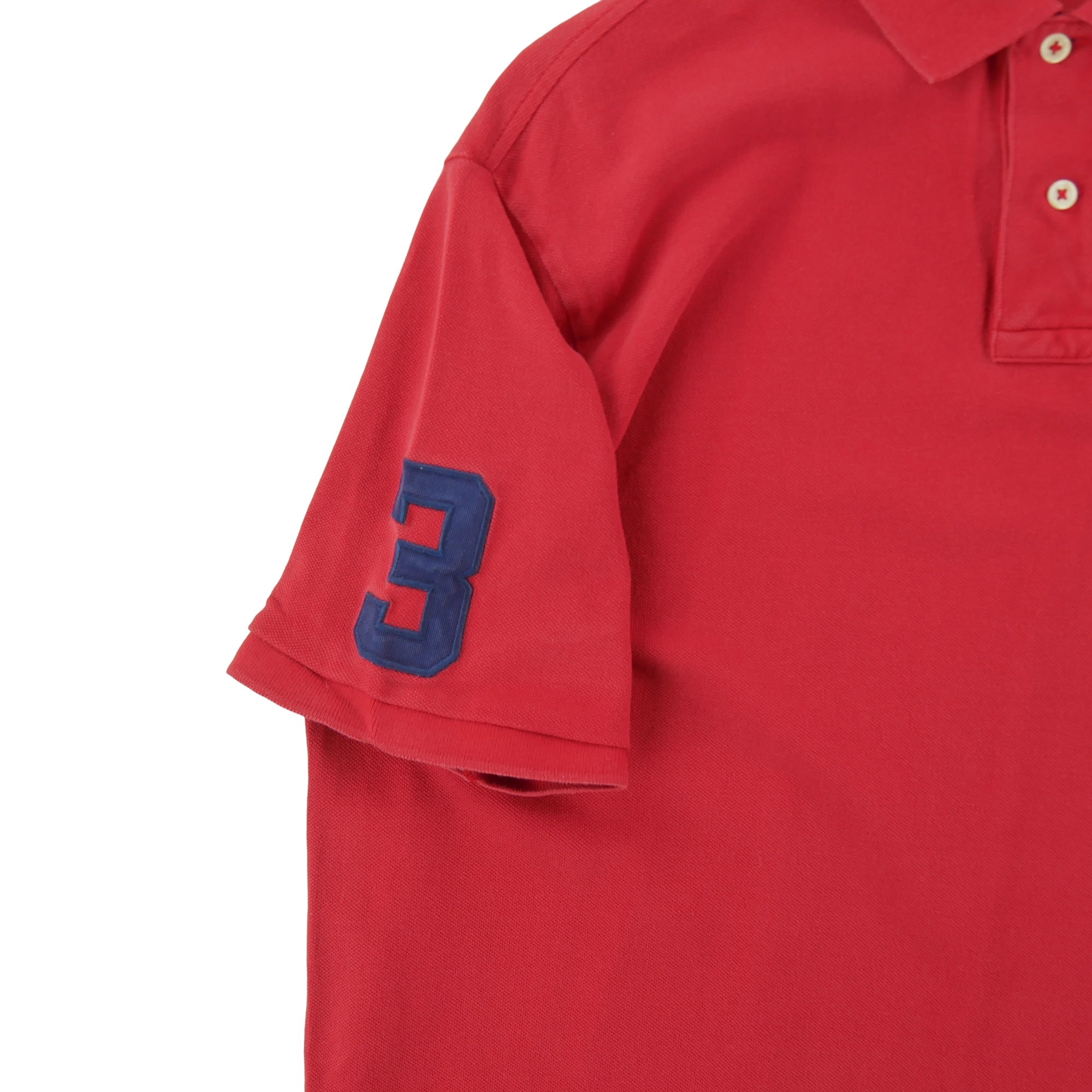 Polo manches courtes Homme  Rouge 4