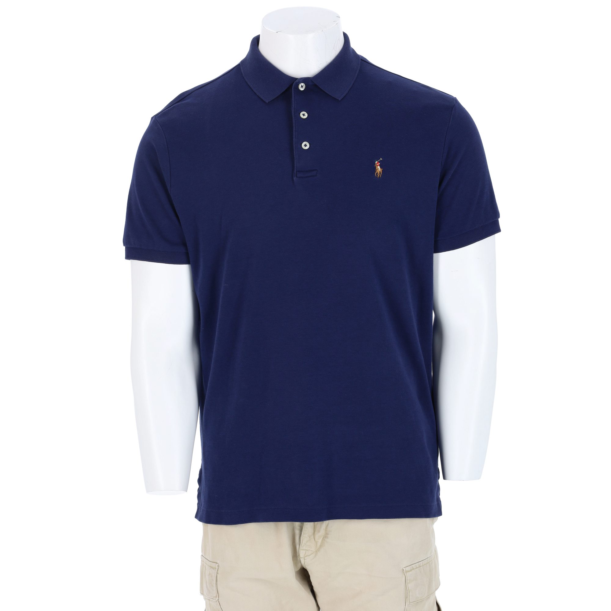 Polo manches courtes Homme  Marine 1