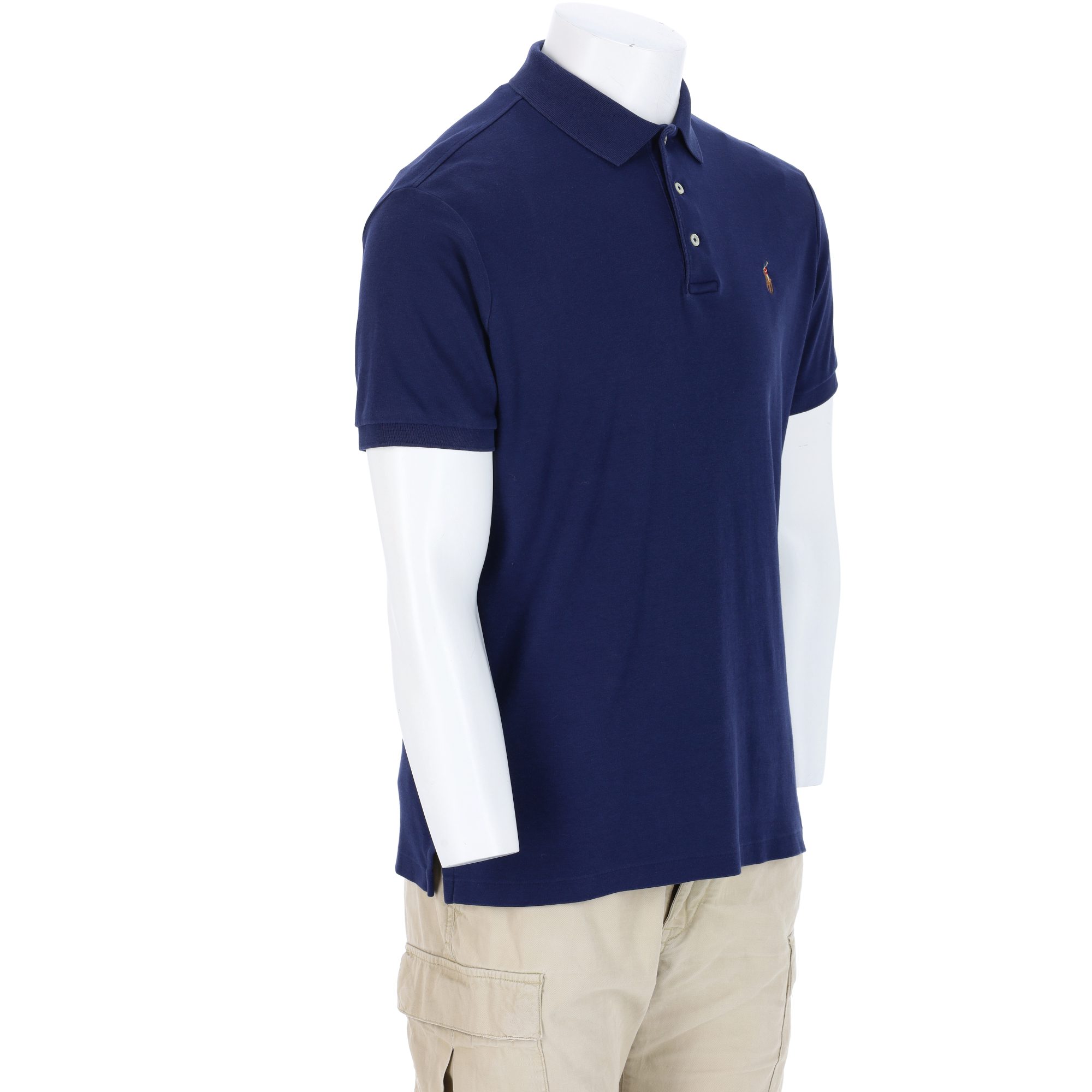 Polo manches courtes Homme  Marine 4