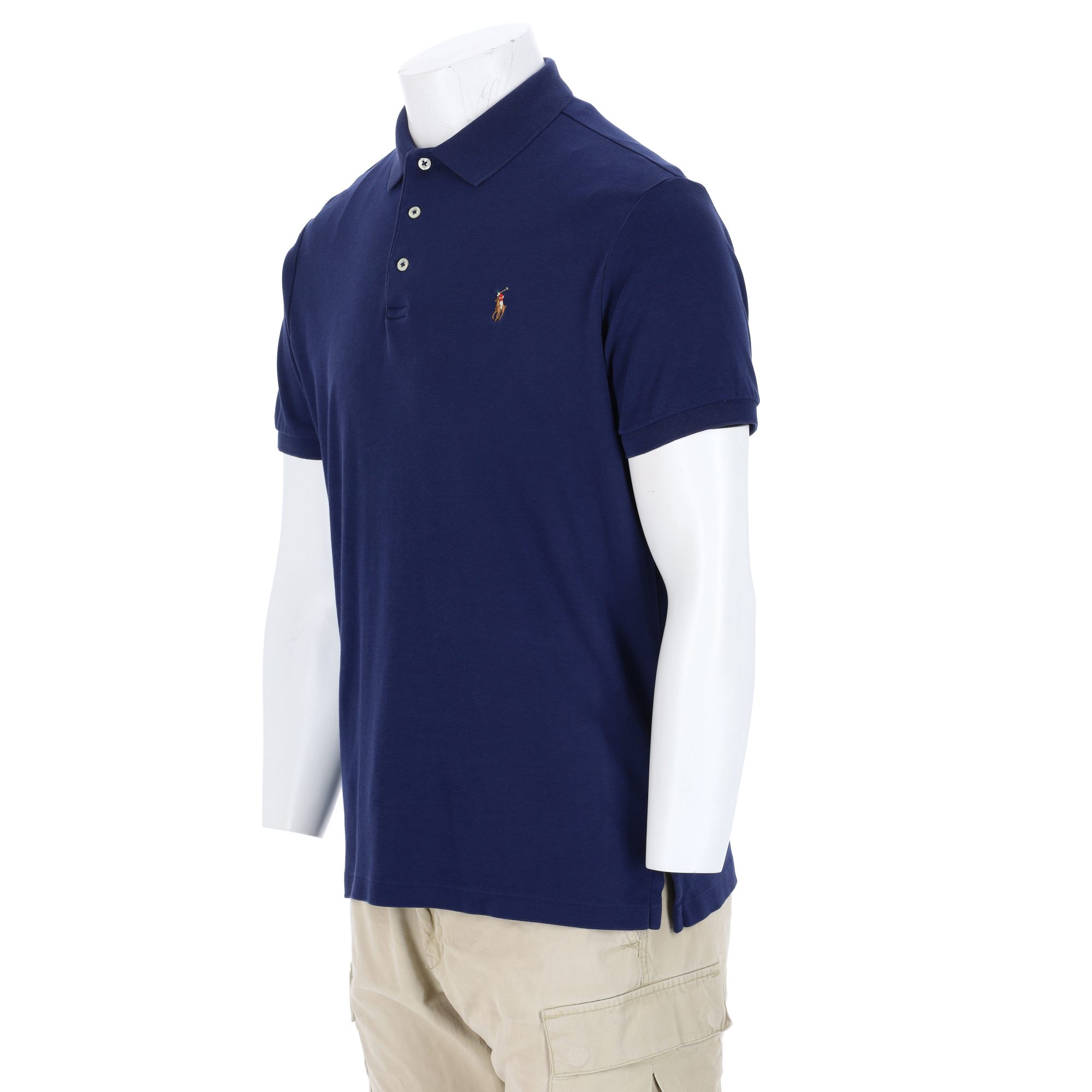 Polo manches courtes Homme  Marine 5