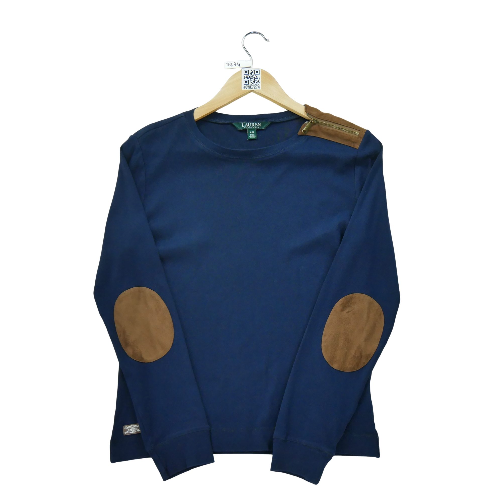 T-shirt manches longues Femme  Marine 1