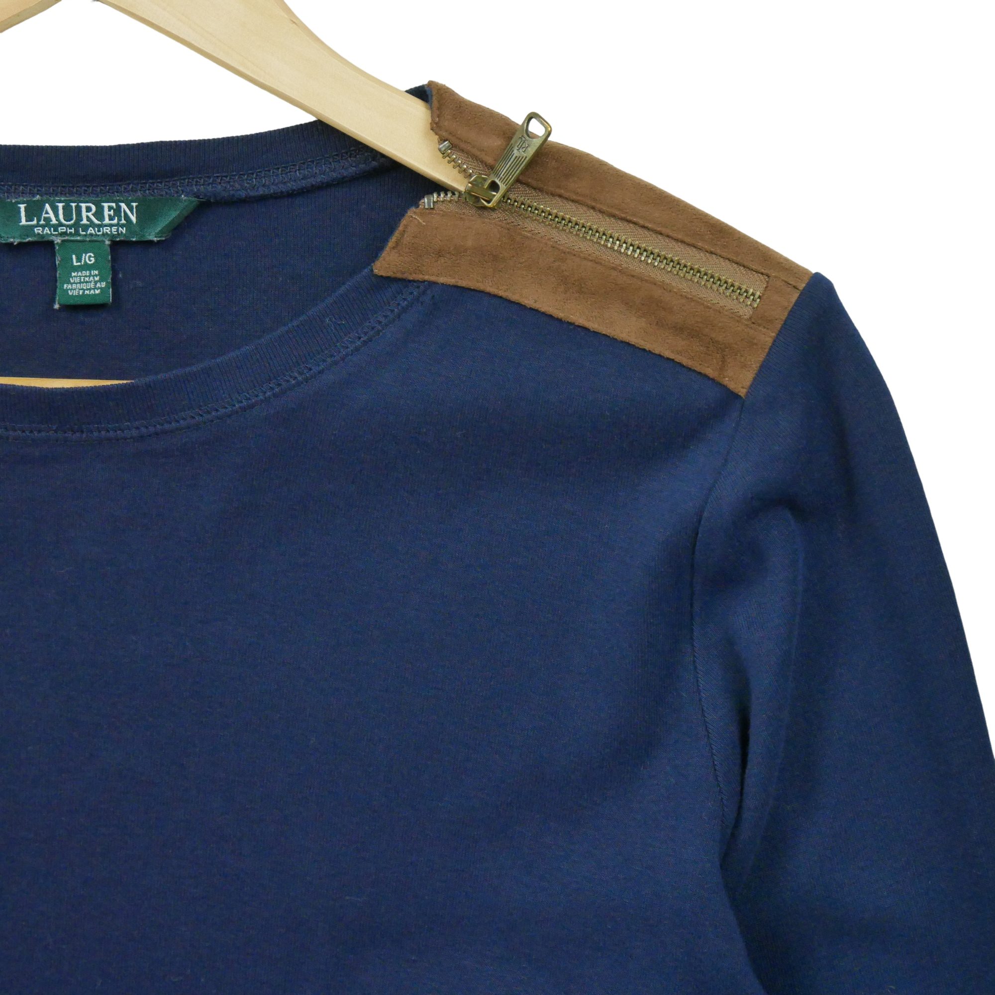 T-shirt manches longues Femme  Marine 5