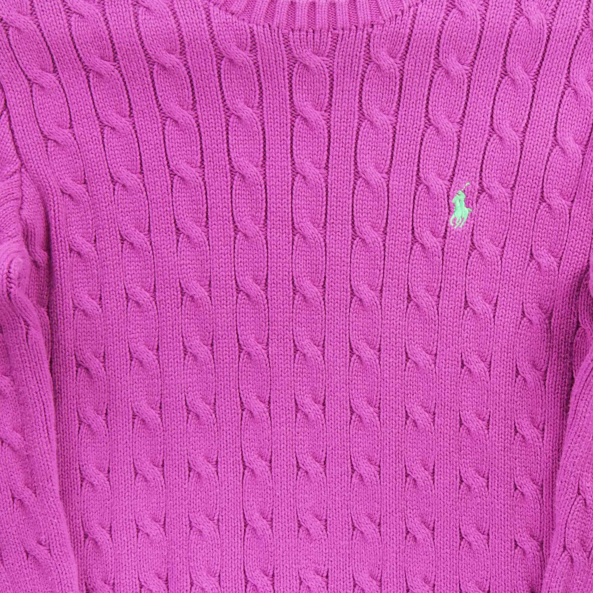 Pull Femme  en maille torsadée Rose 3