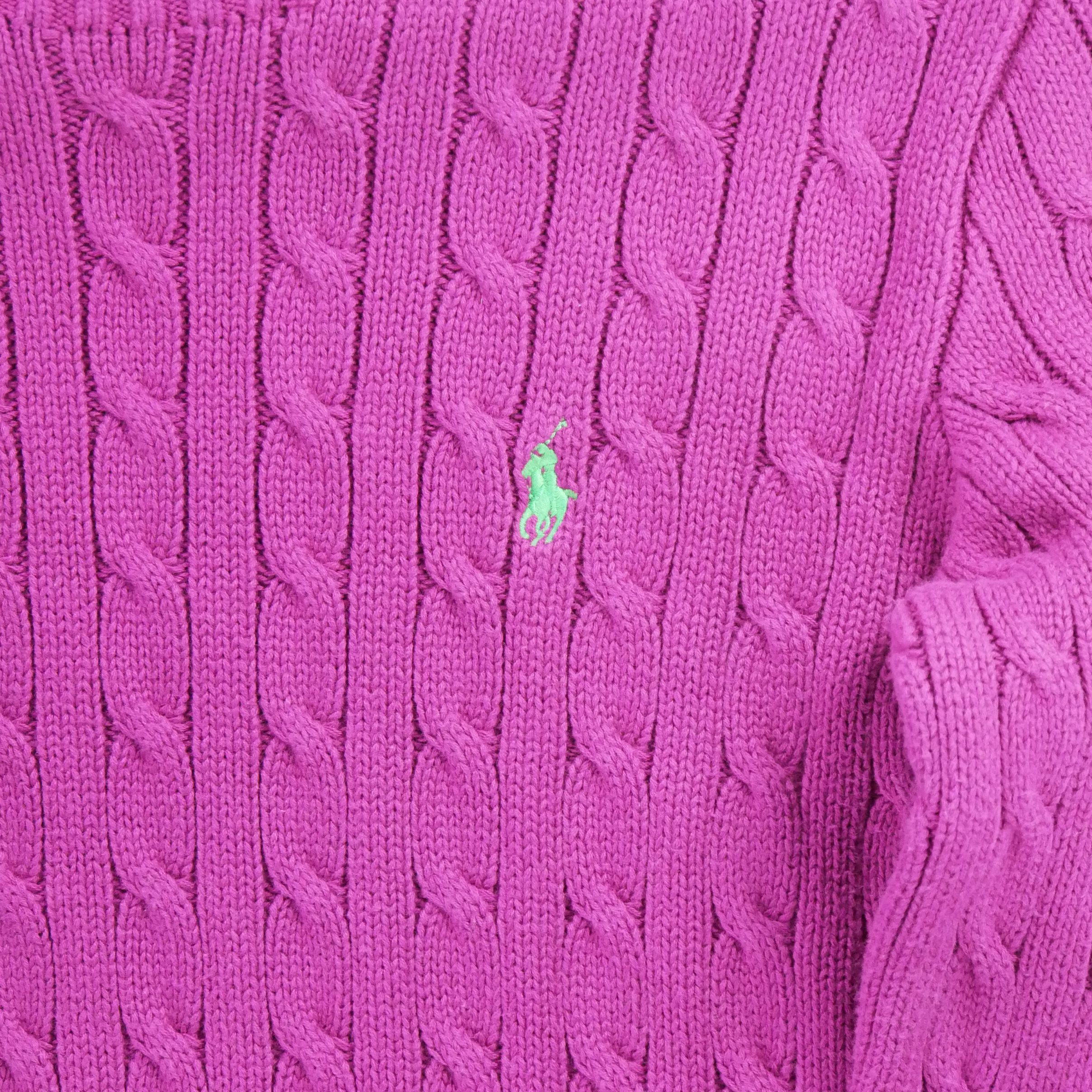 Pull Femme  en maille torsadée Rose 5