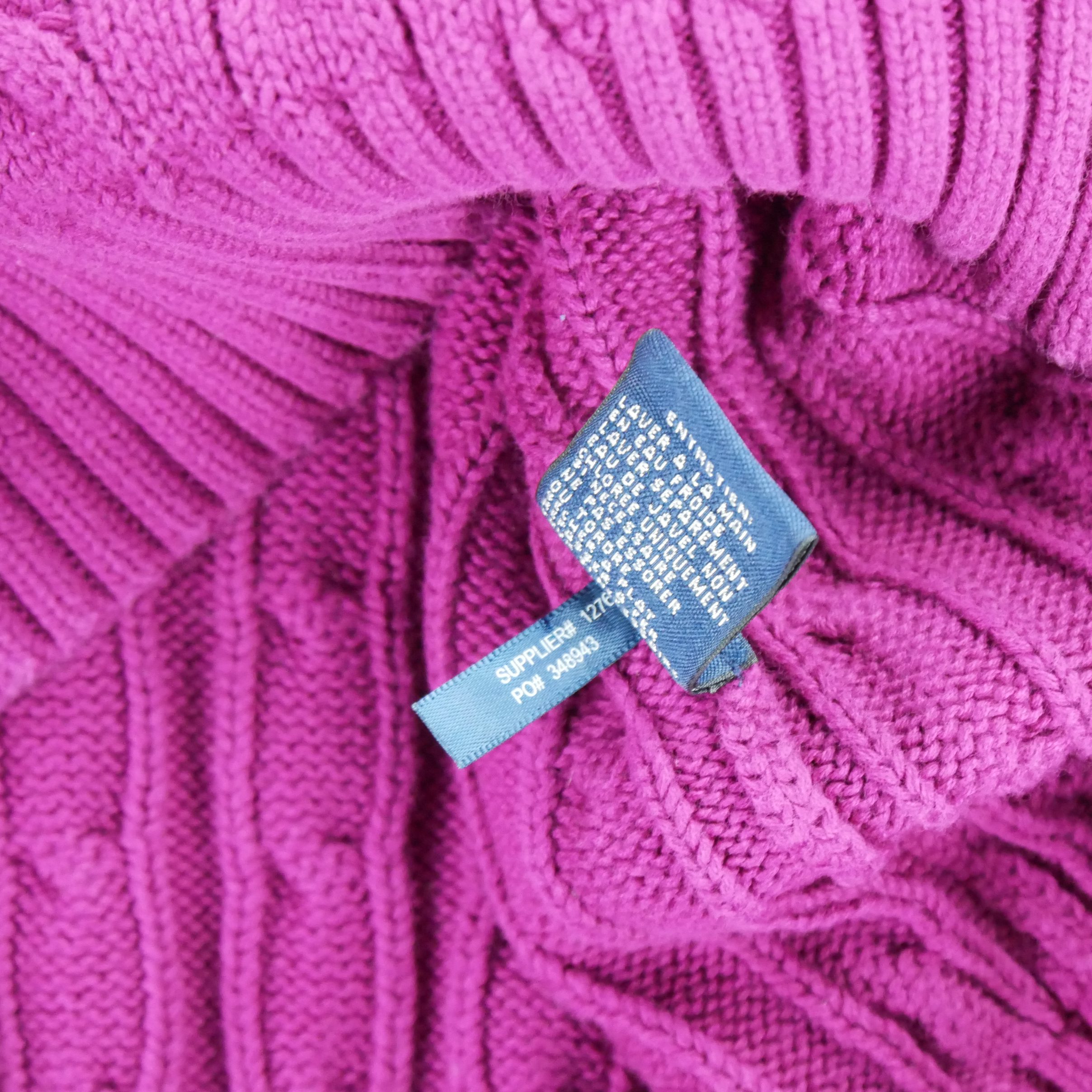 Pull Femme  en maille torsadée Rose 8