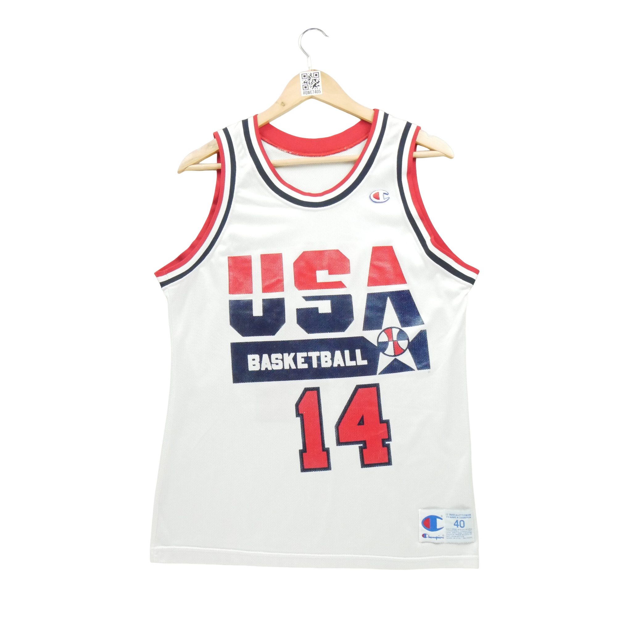 Maillot Homme  1992 USA Dream Team Blanc - Excellent état