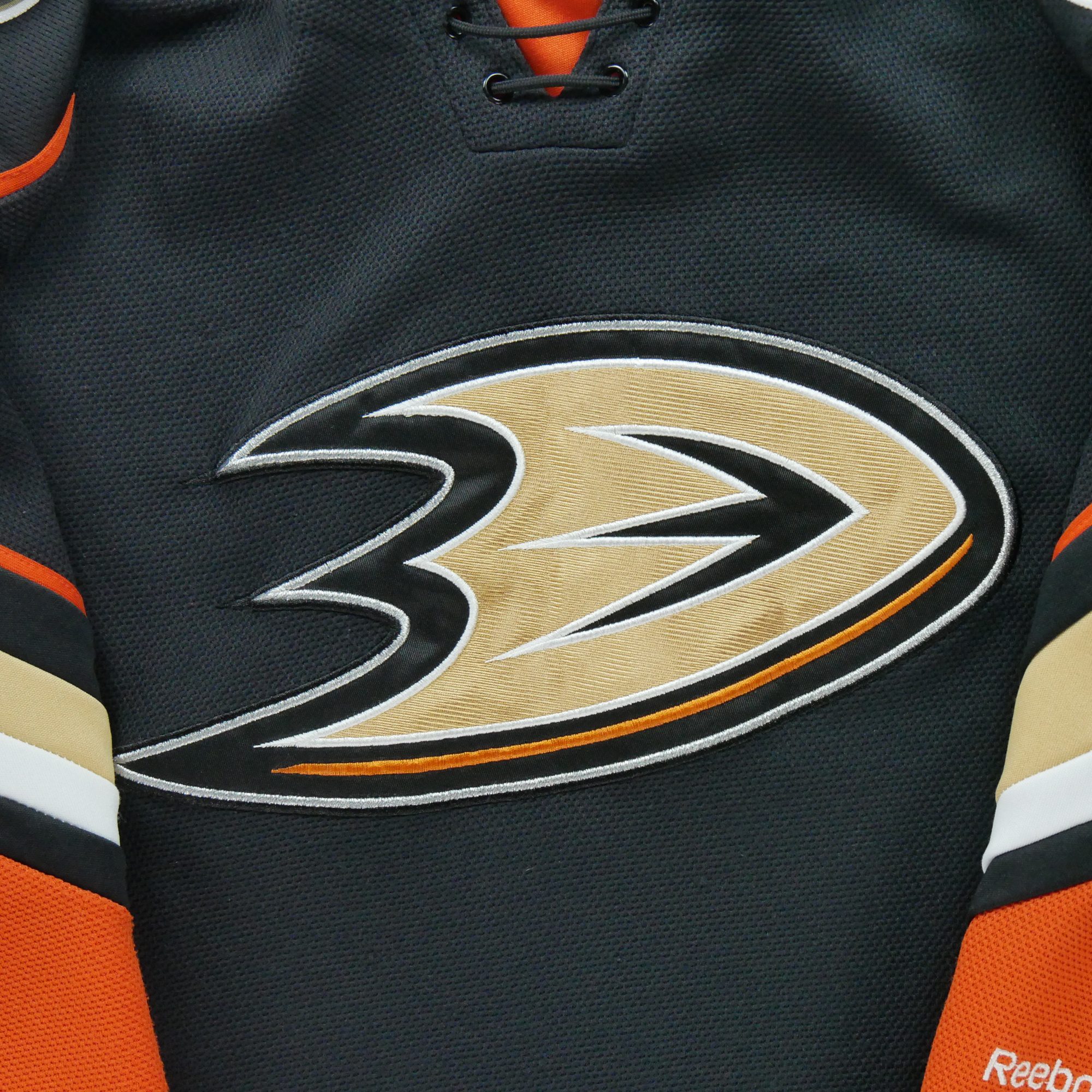 Maillot Homme NHL Anaheim Ducks Ree Noir 3