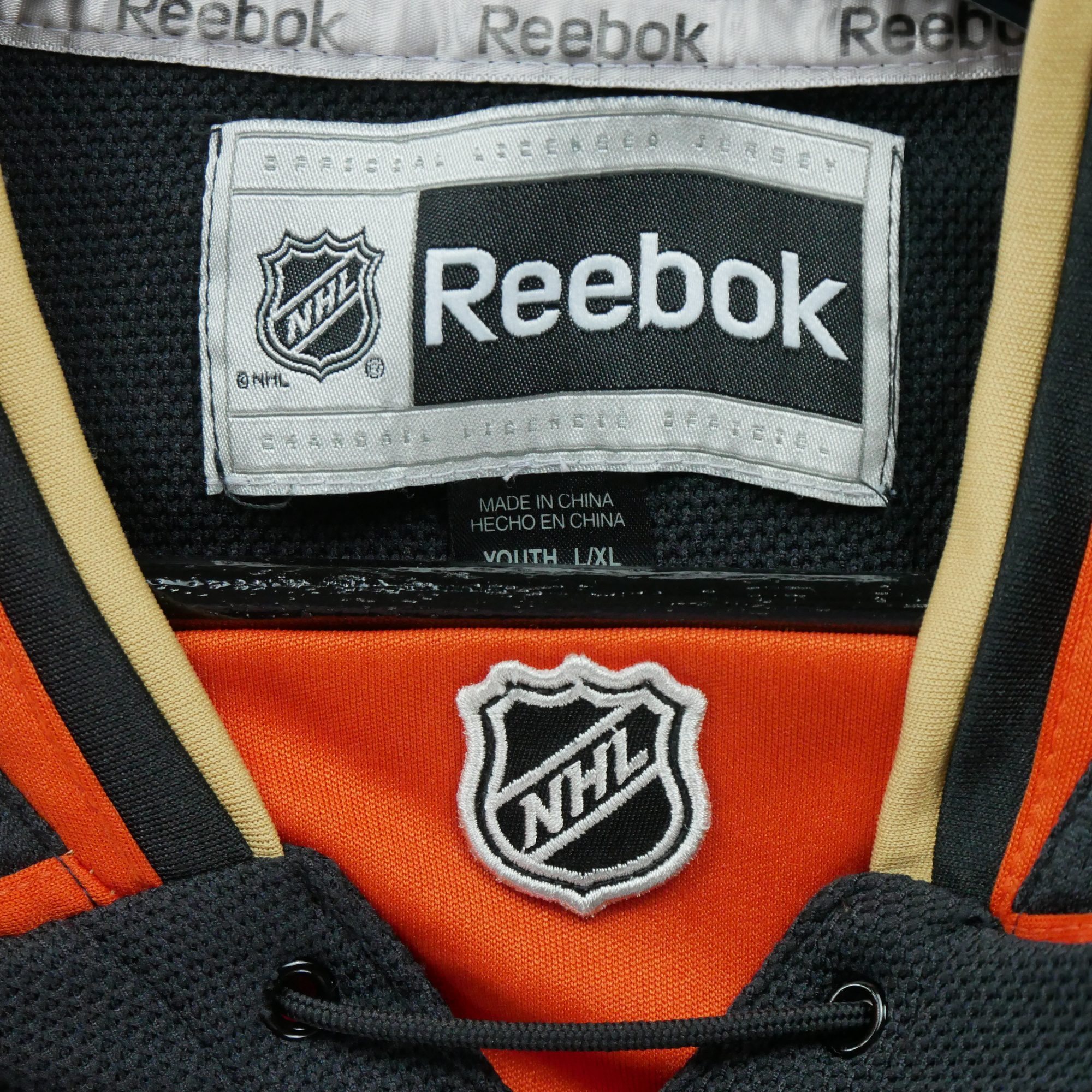 Maillot Homme NHL Anaheim Ducks Ree Noir 8