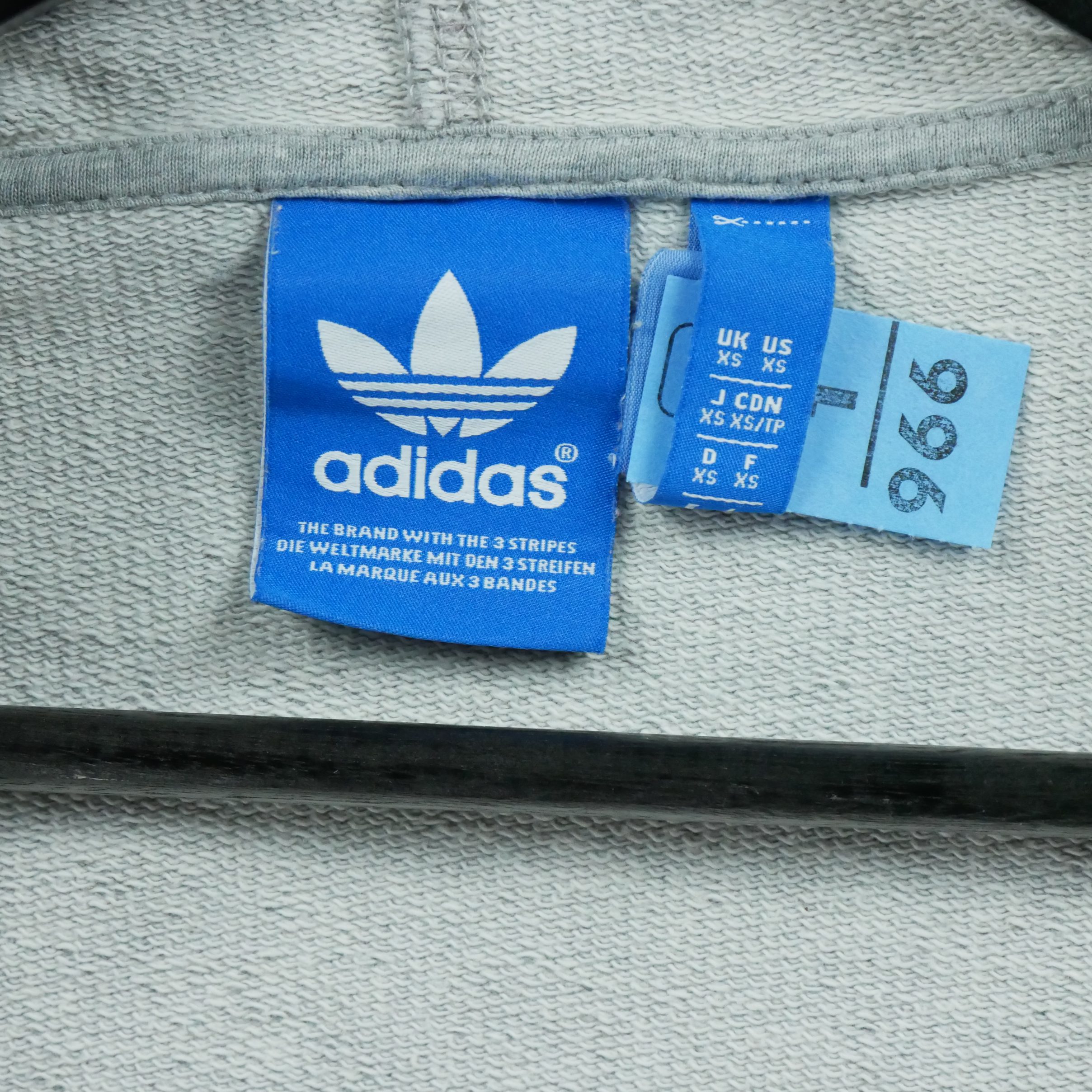 Sweat à capuche Femme  Full zip Gris 6