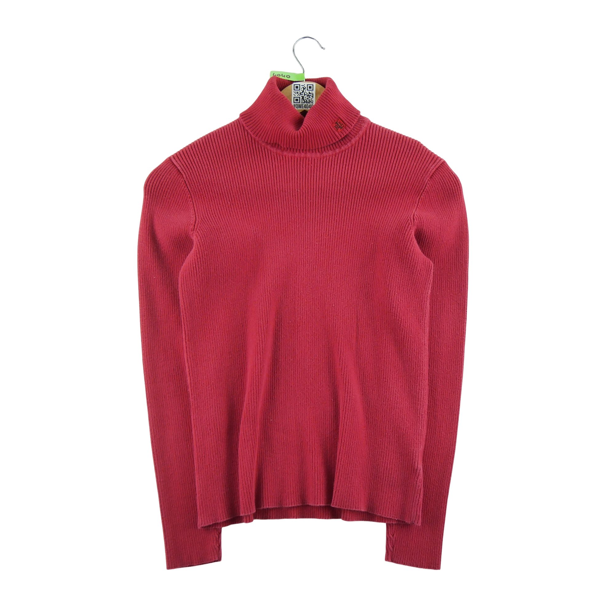Pull Femme  col roulé Rouge 1