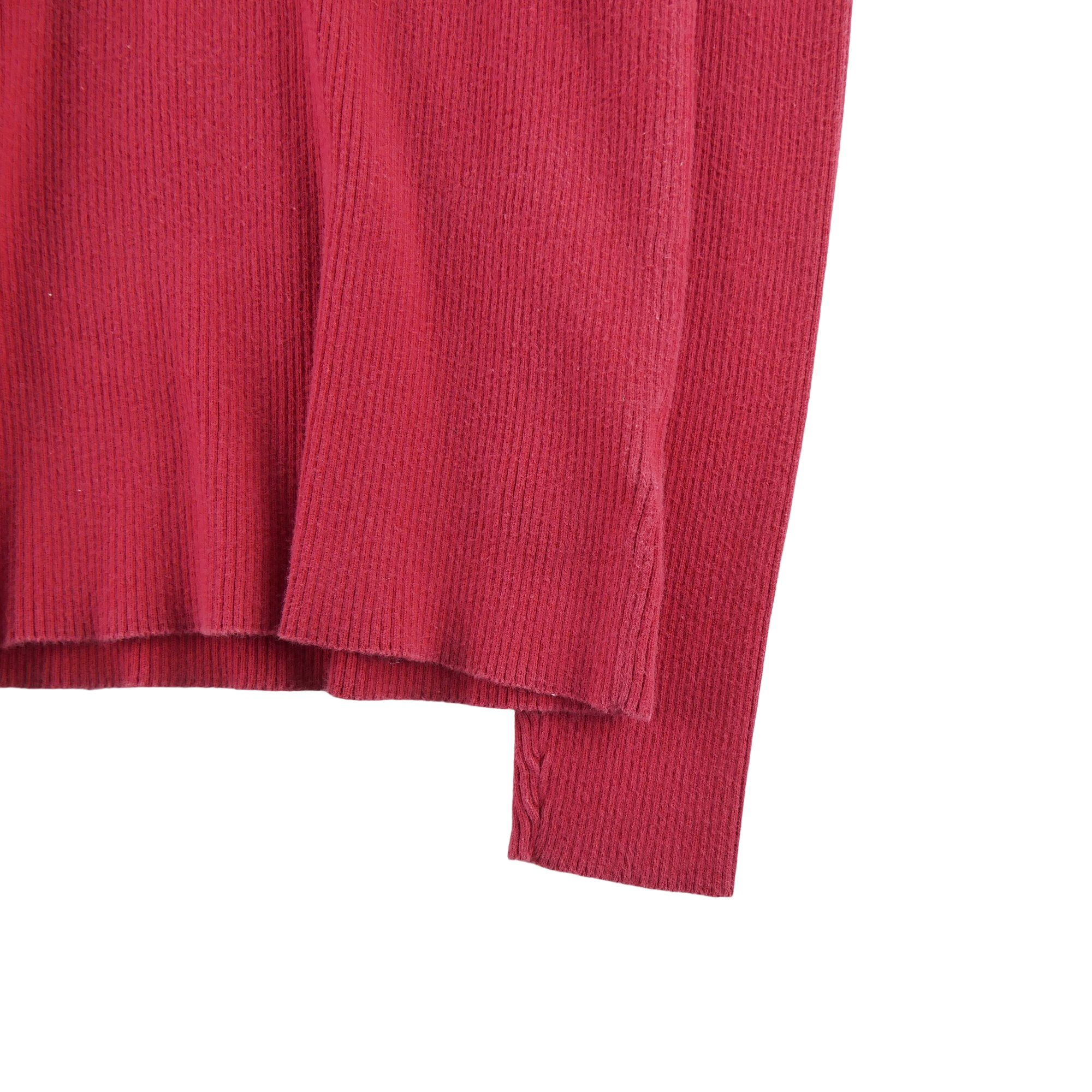 Pull Femme  col roulé Rouge 4