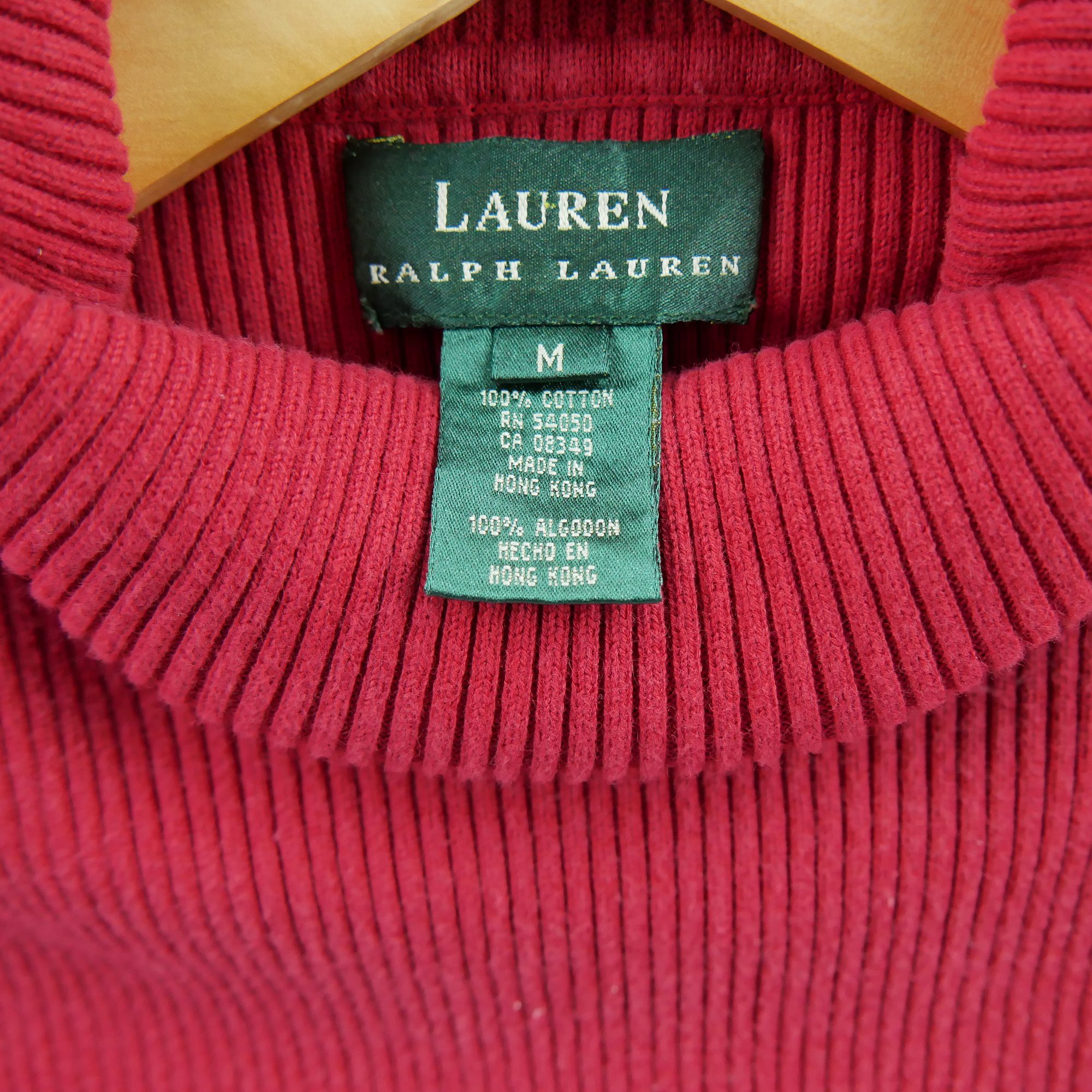 Pull Femme  col roulé Rouge 5