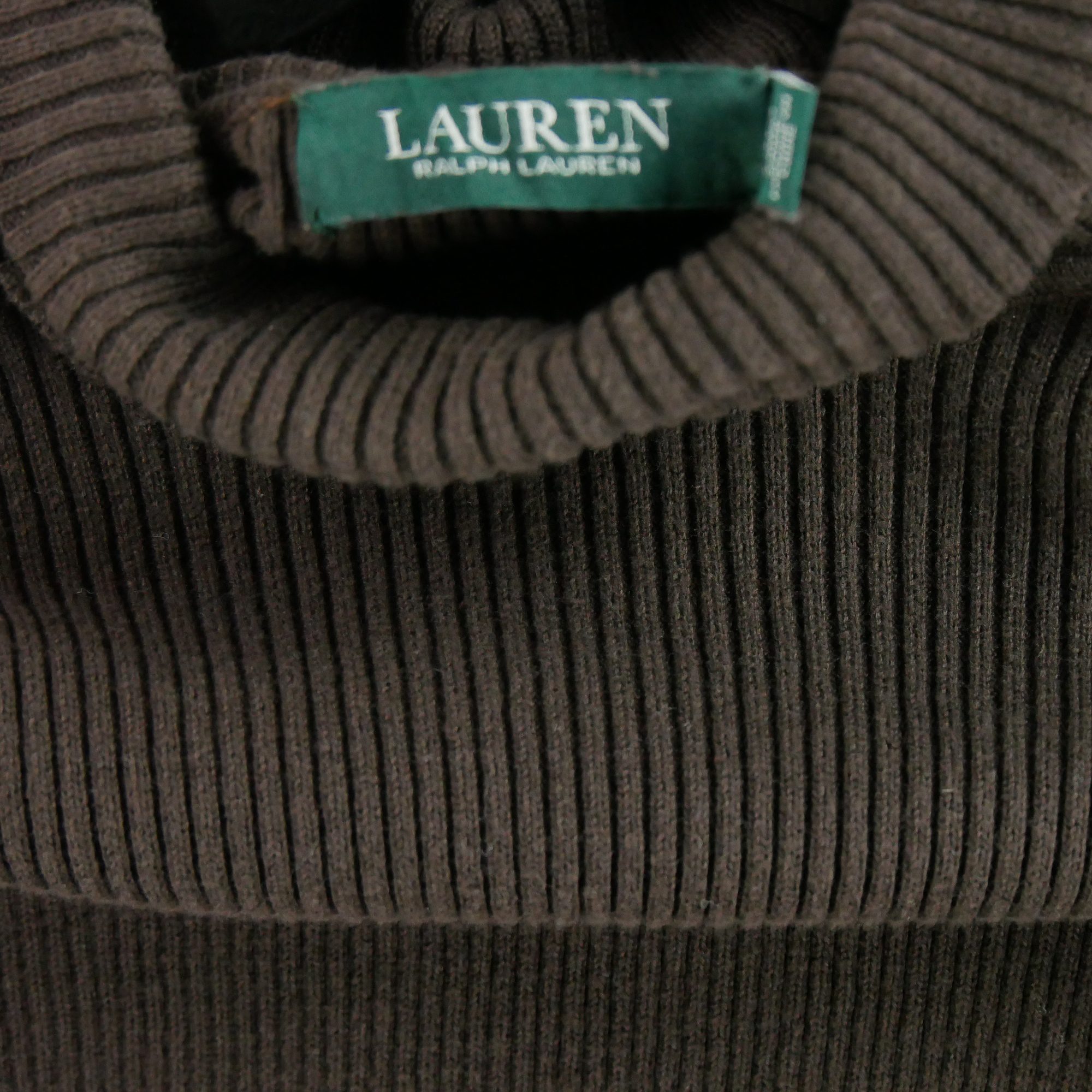 Pull Femme  col roulé Marron 5
