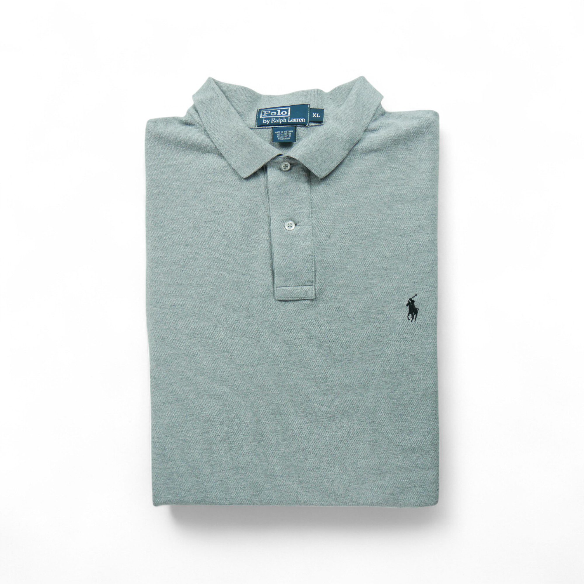 Polo manches longues Homme  RL13 Gris 1