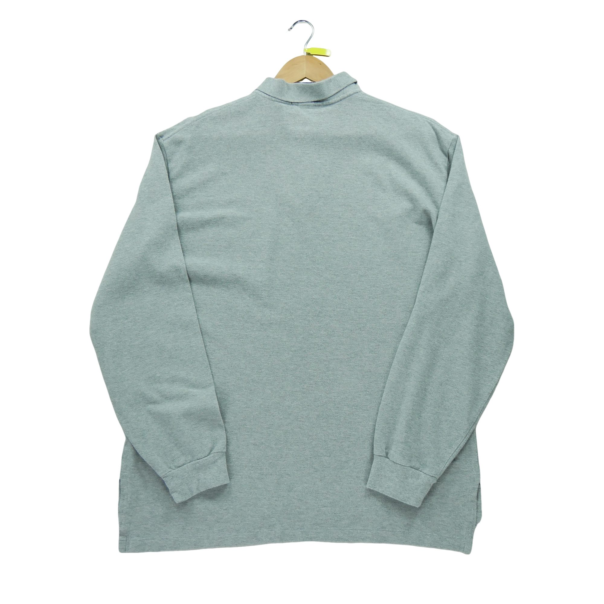 Polo manches longues Homme  RL13 Gris 3