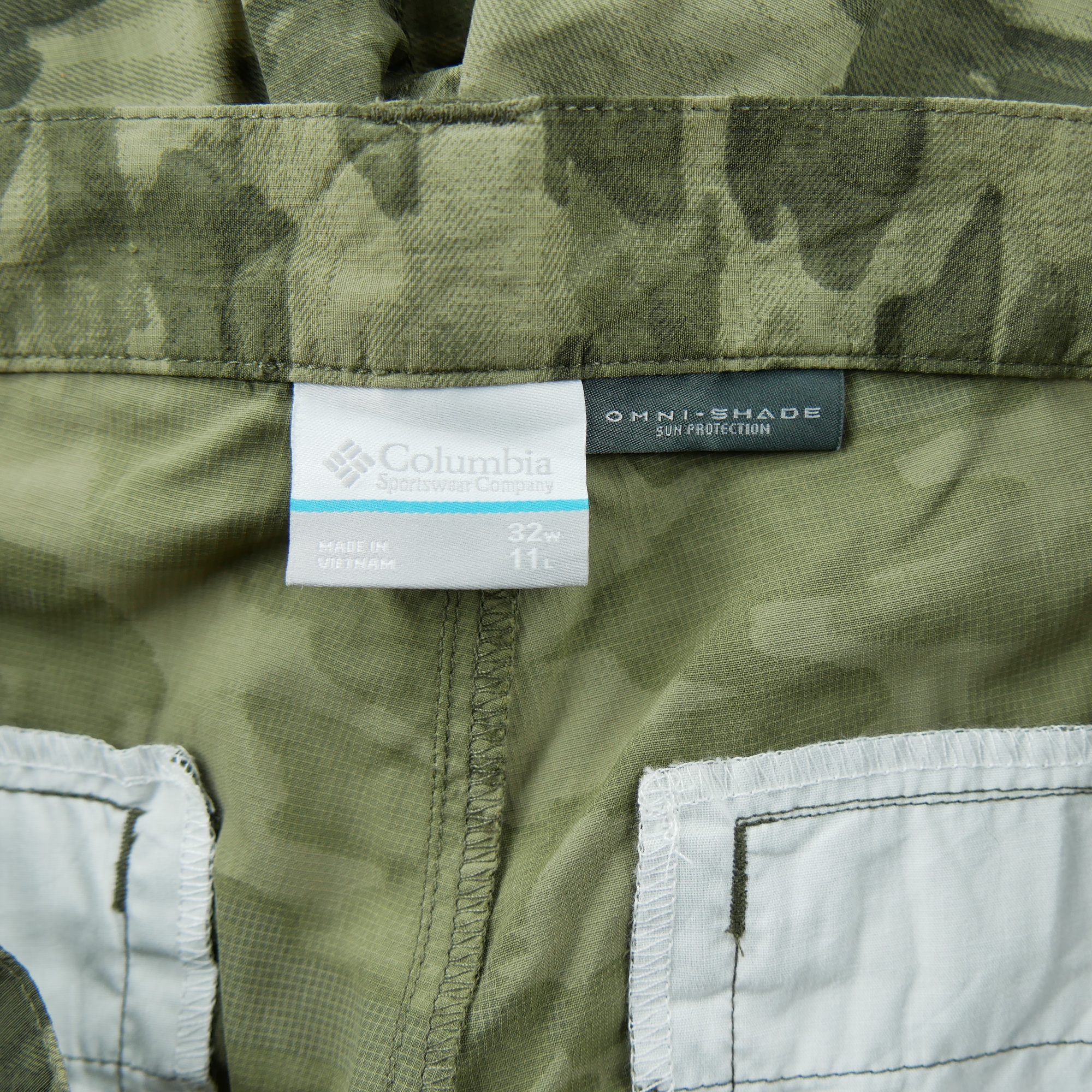 Short Homme  Omni-Shade Cargo Camo Kaki 4