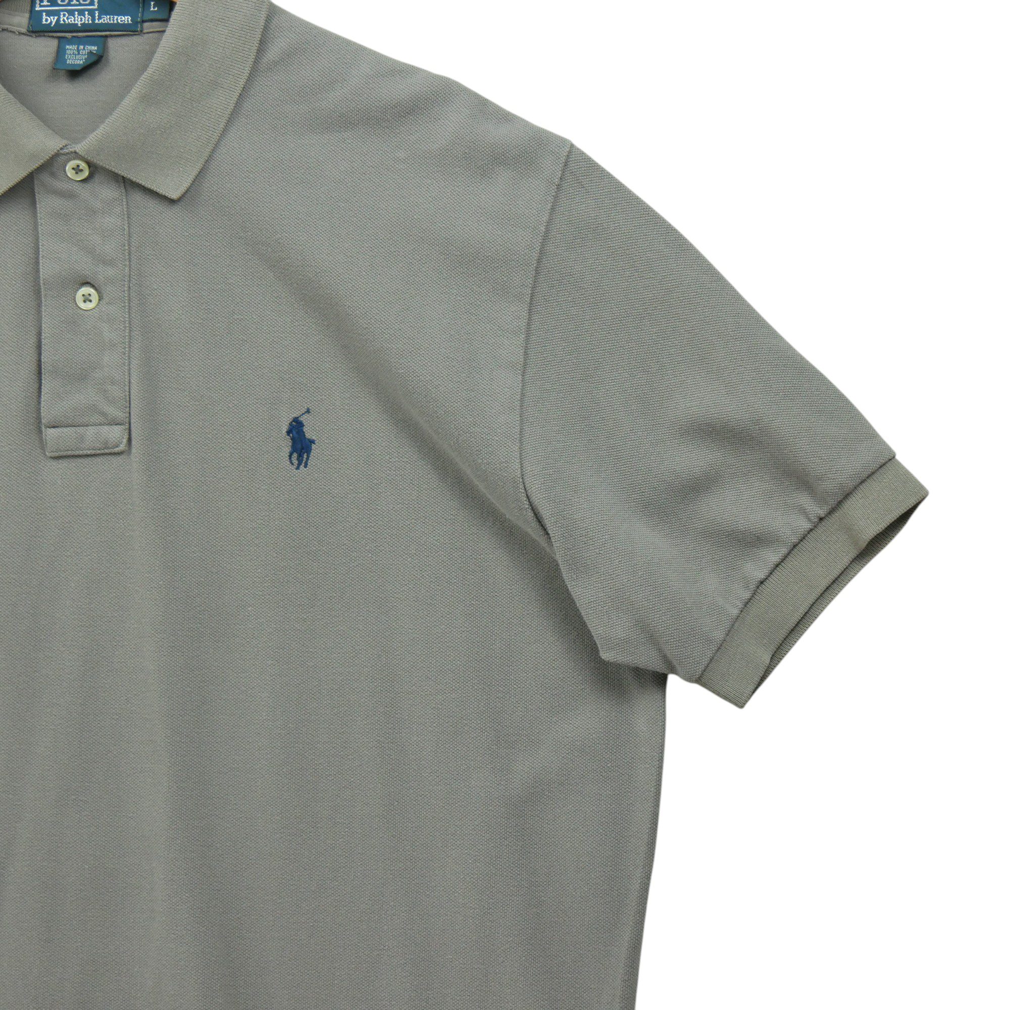 Polo manches courtes Homme  Gris 4