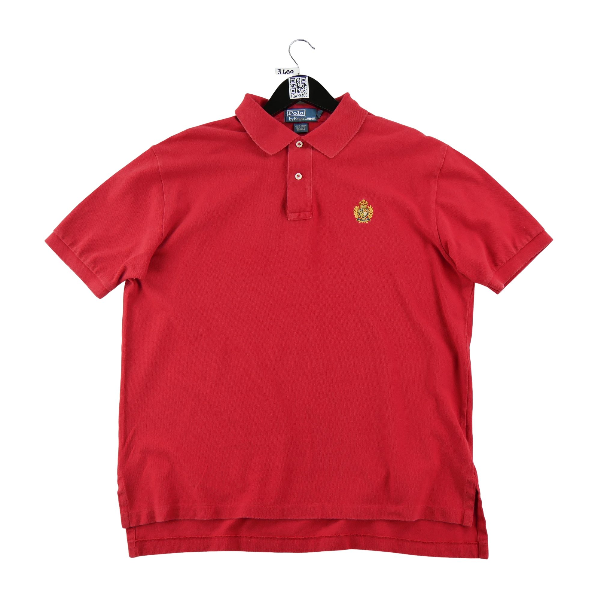 Polo manches courtes Homme  Rouge 2
