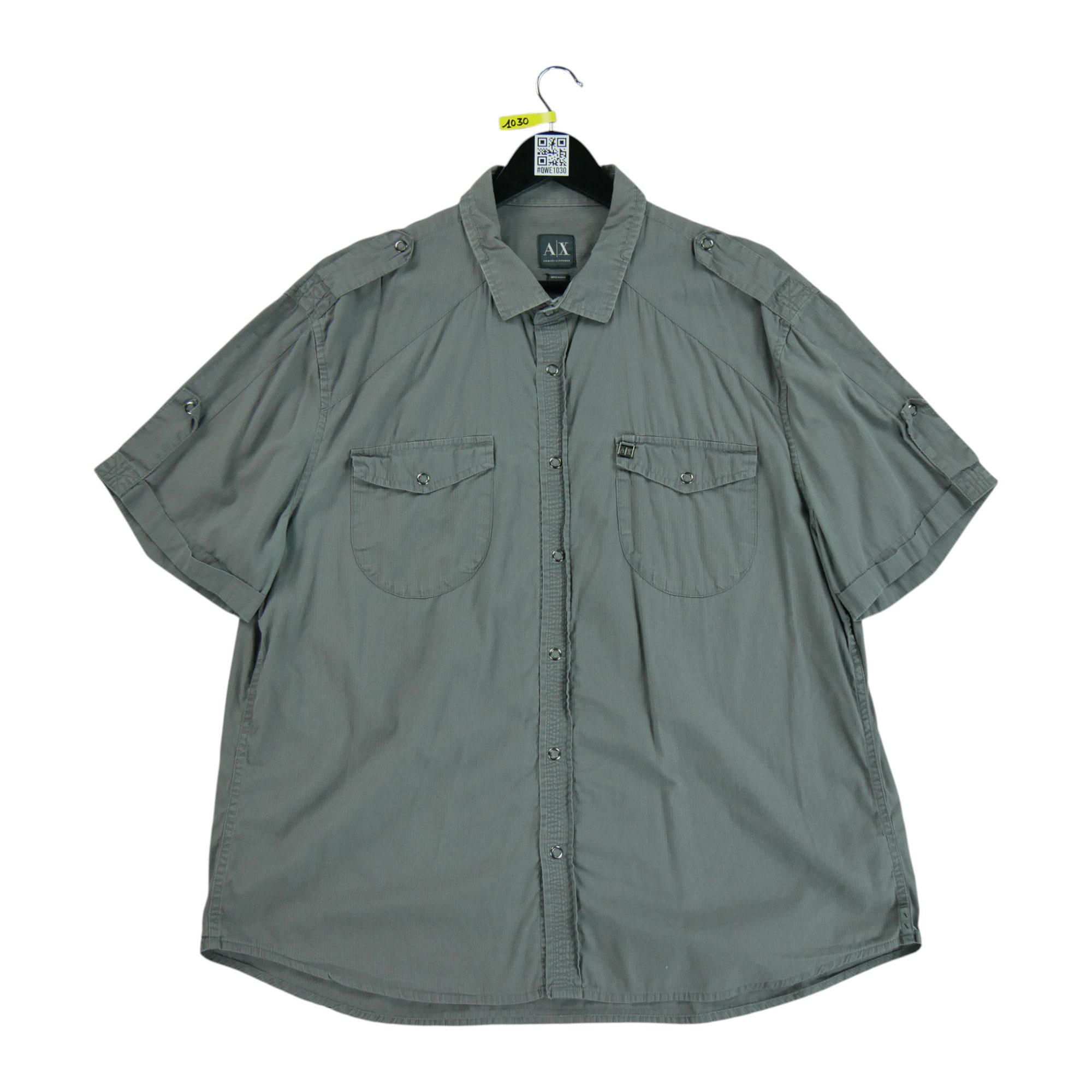 Chemise détente Homme uni Gris 1