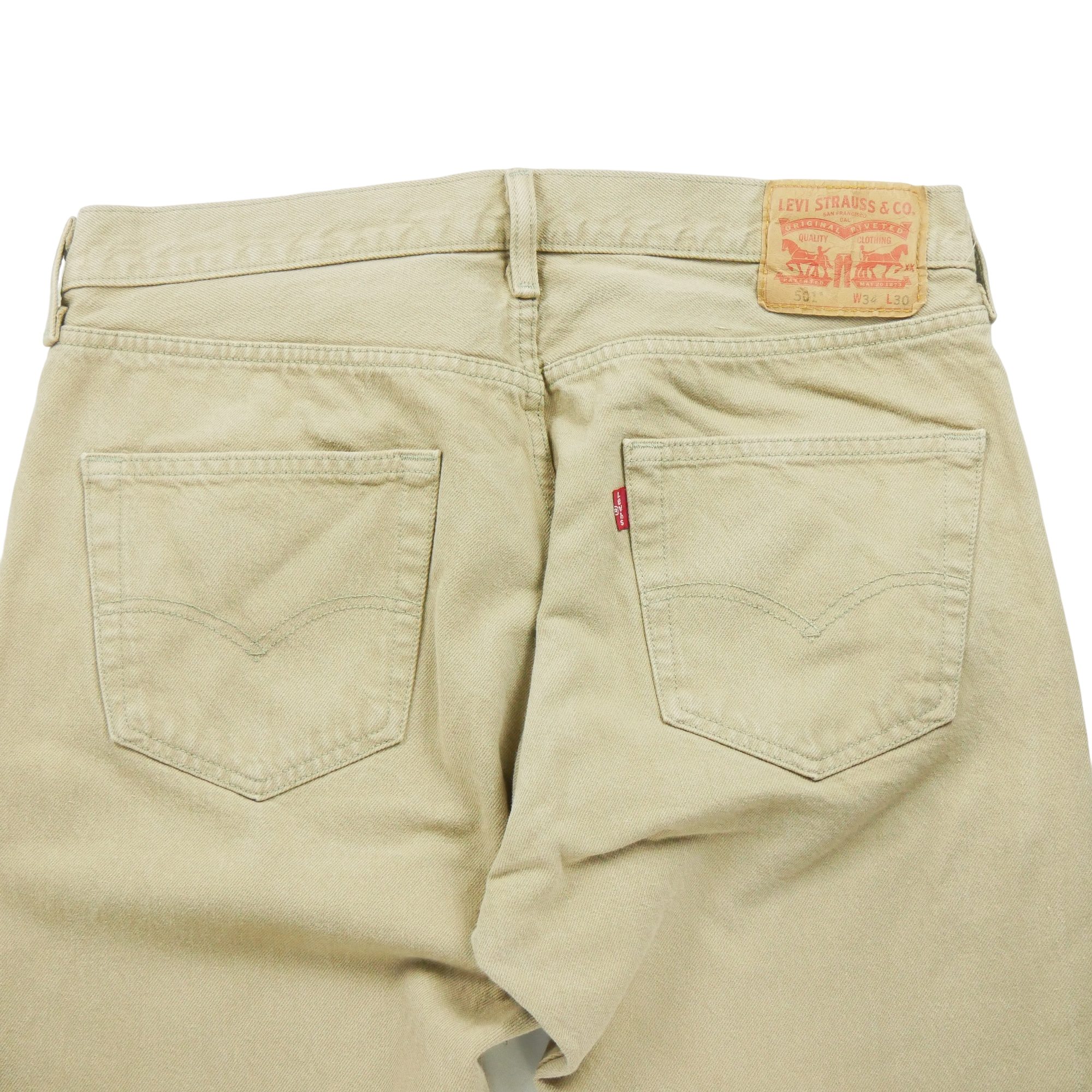 Jean Homme Levis 501 Beige 4