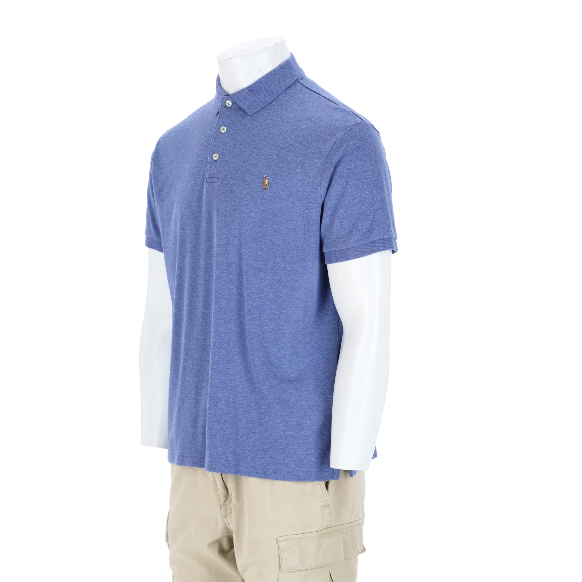 Polo manches courtes Homme  Bleu 4