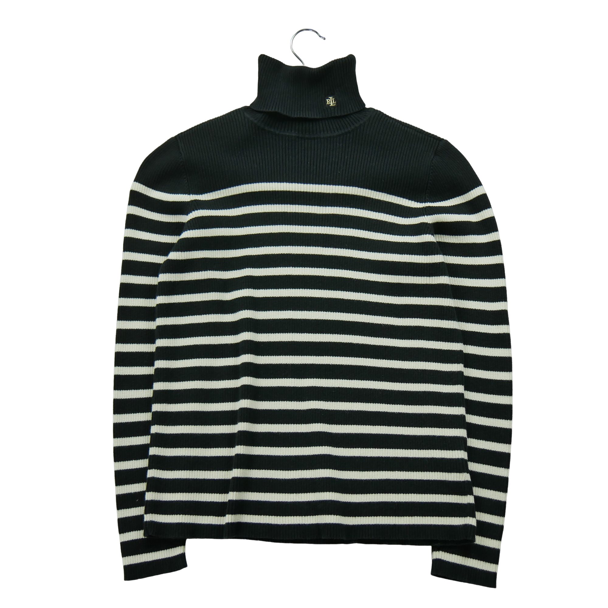 Pull Femme  col roulé Noir 1