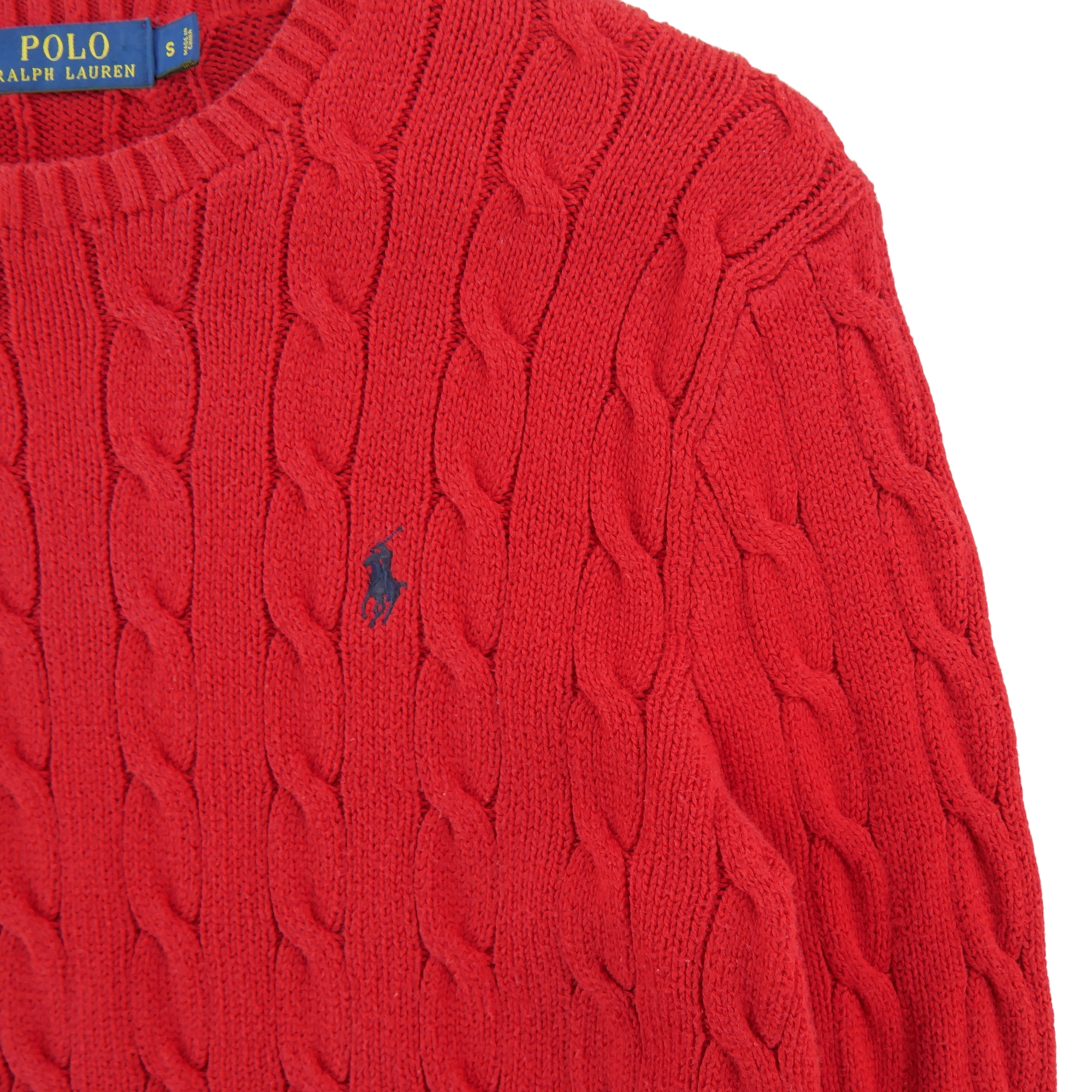 Pull Homme  Cable Knit Torsadé Rouge 3