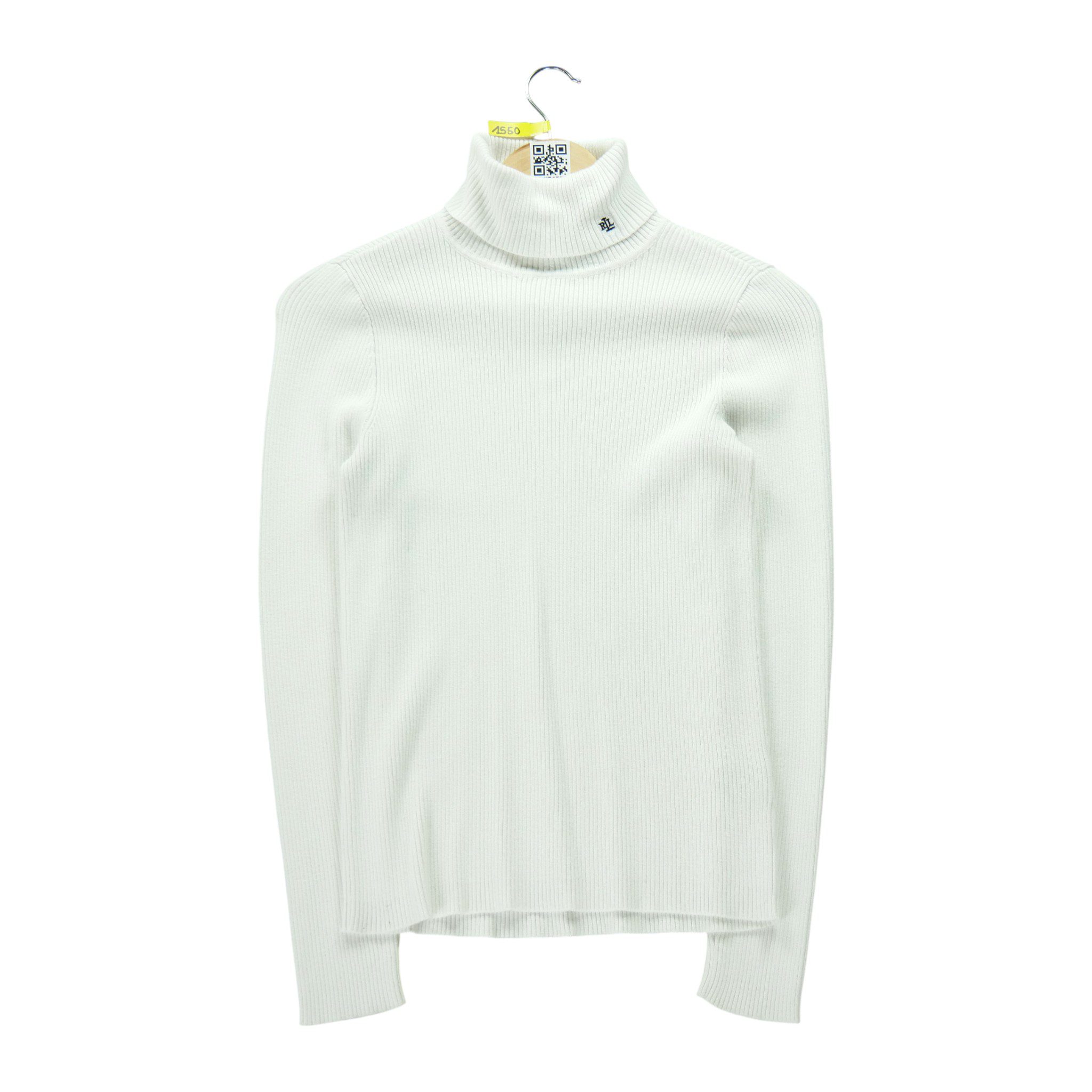 Pull Femme  col roulé Blanc 1