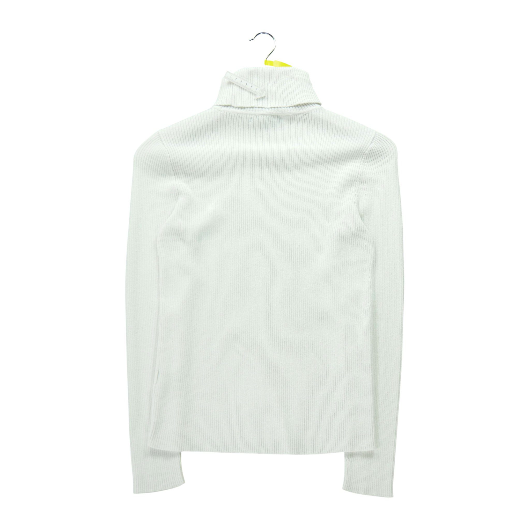 Pull Femme  col roulé Blanc 5