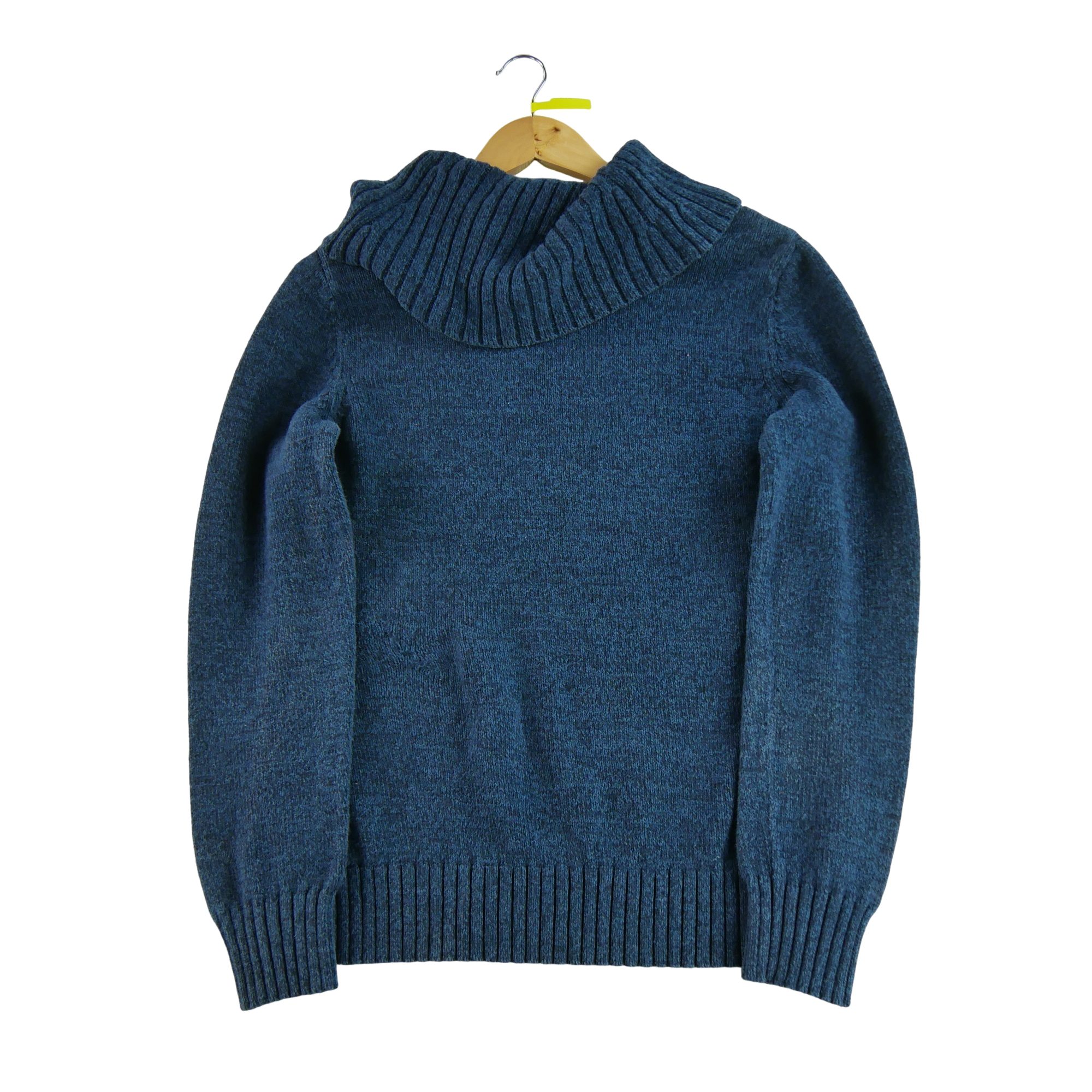 Pull Femme  col roulé Marine 2