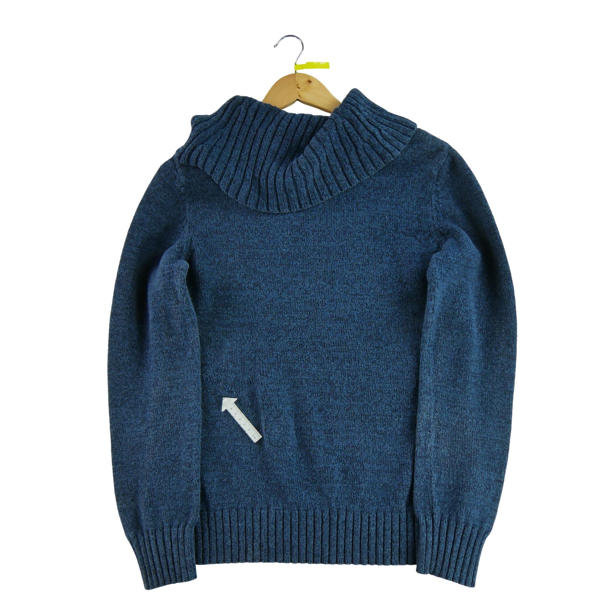 Pull Femme  col roulé Marine 4