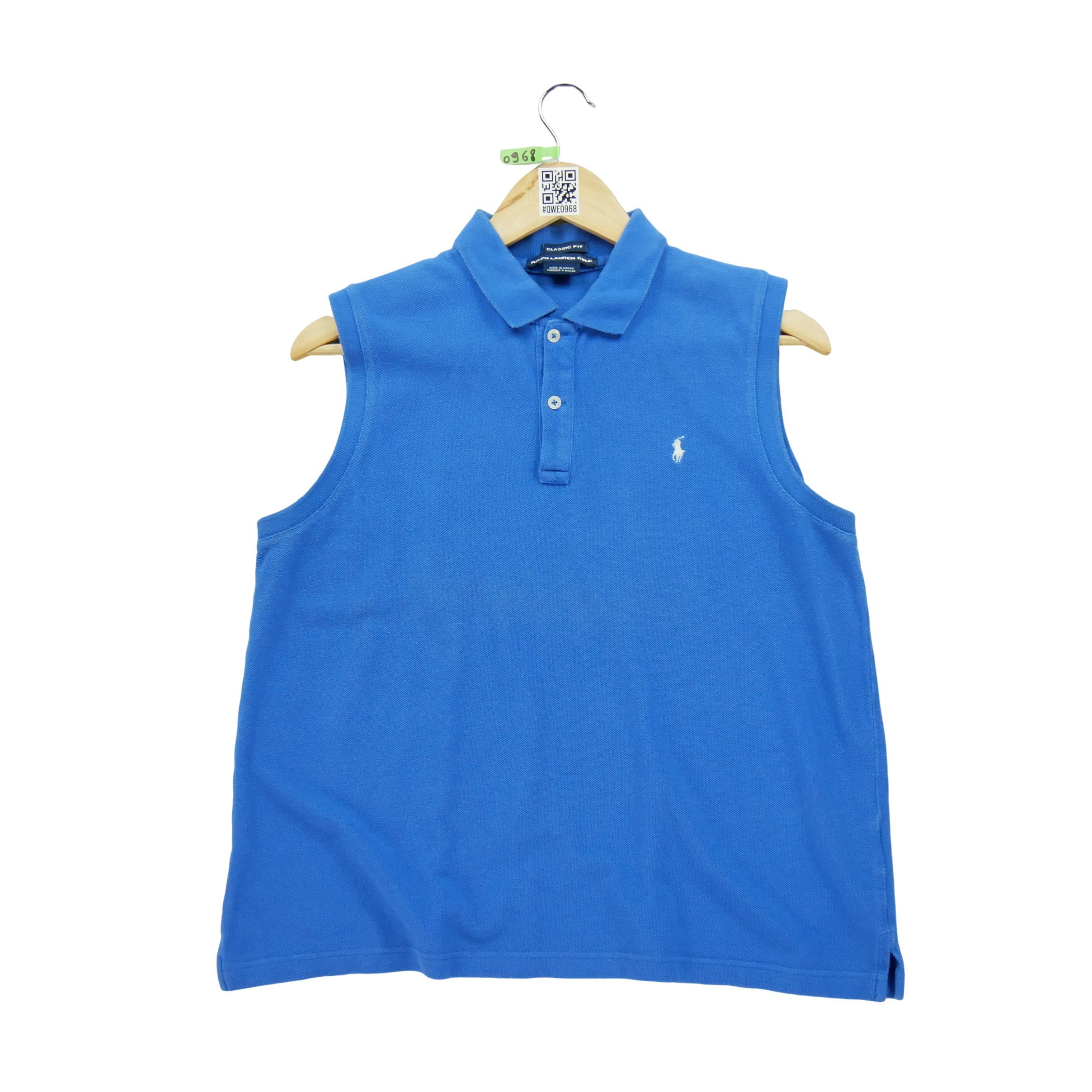 Polo sans manches Femme  Bleu 1